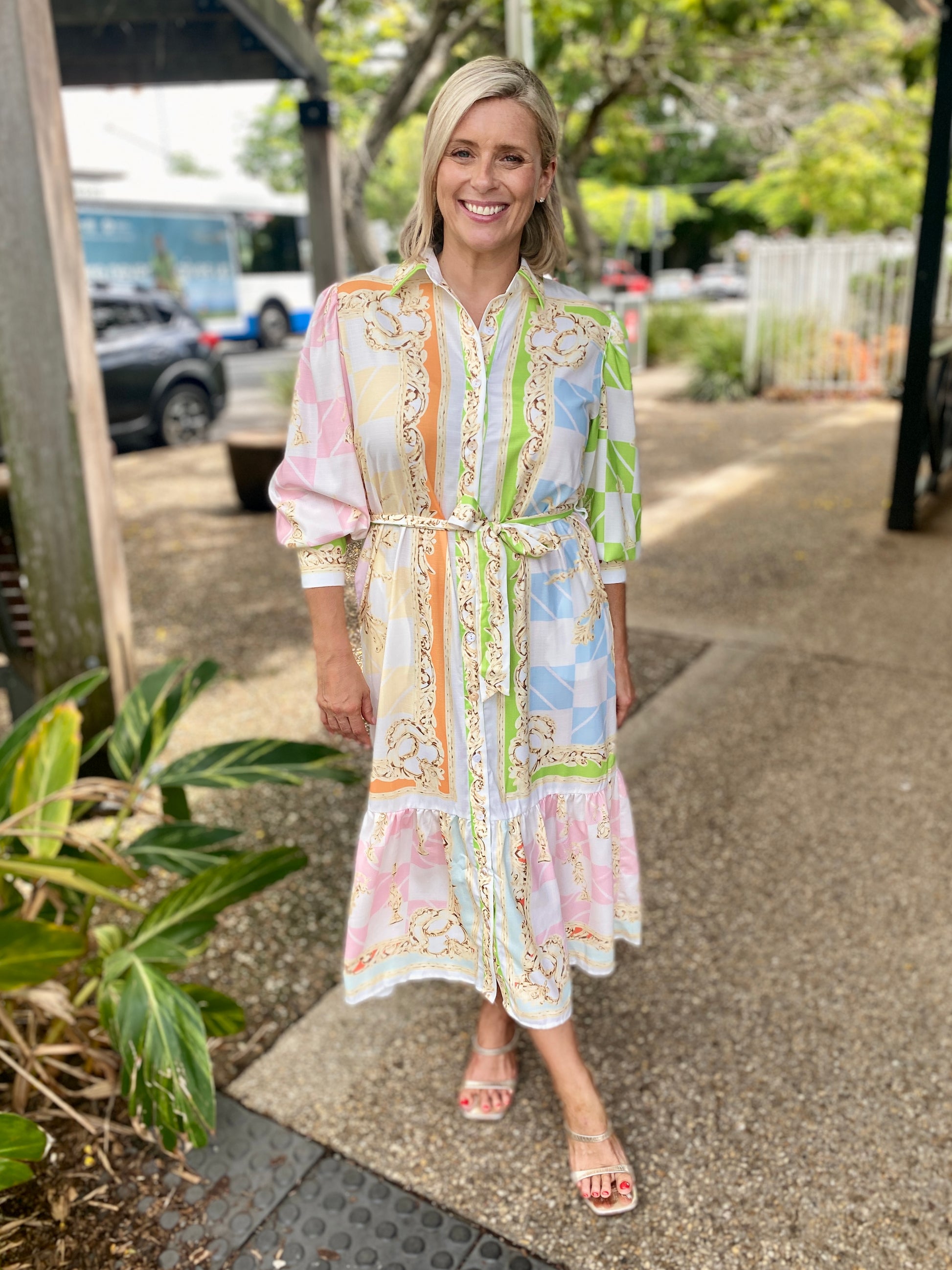 Lacey Shirt Dress
