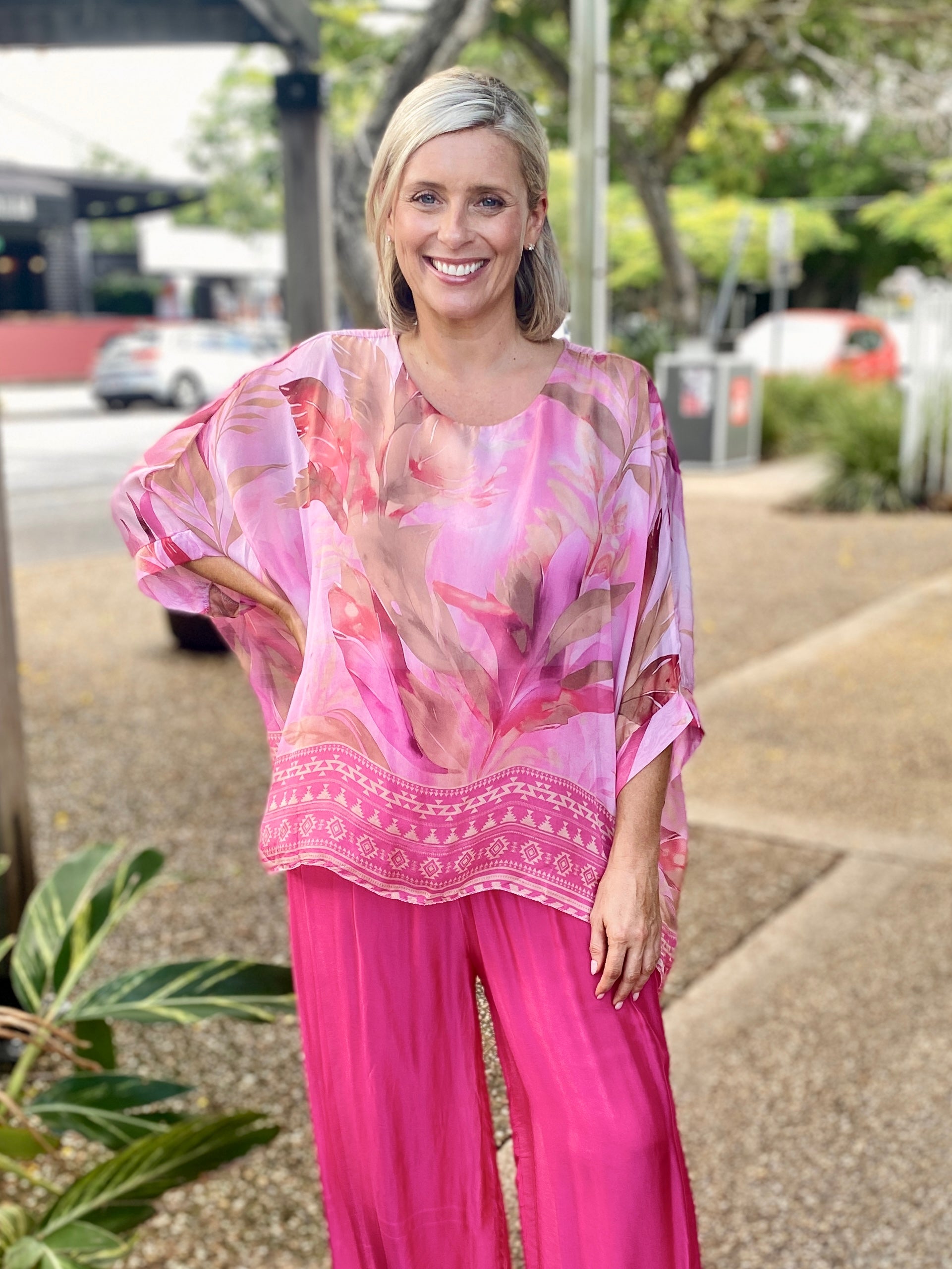 Venus Top – Pink Floral