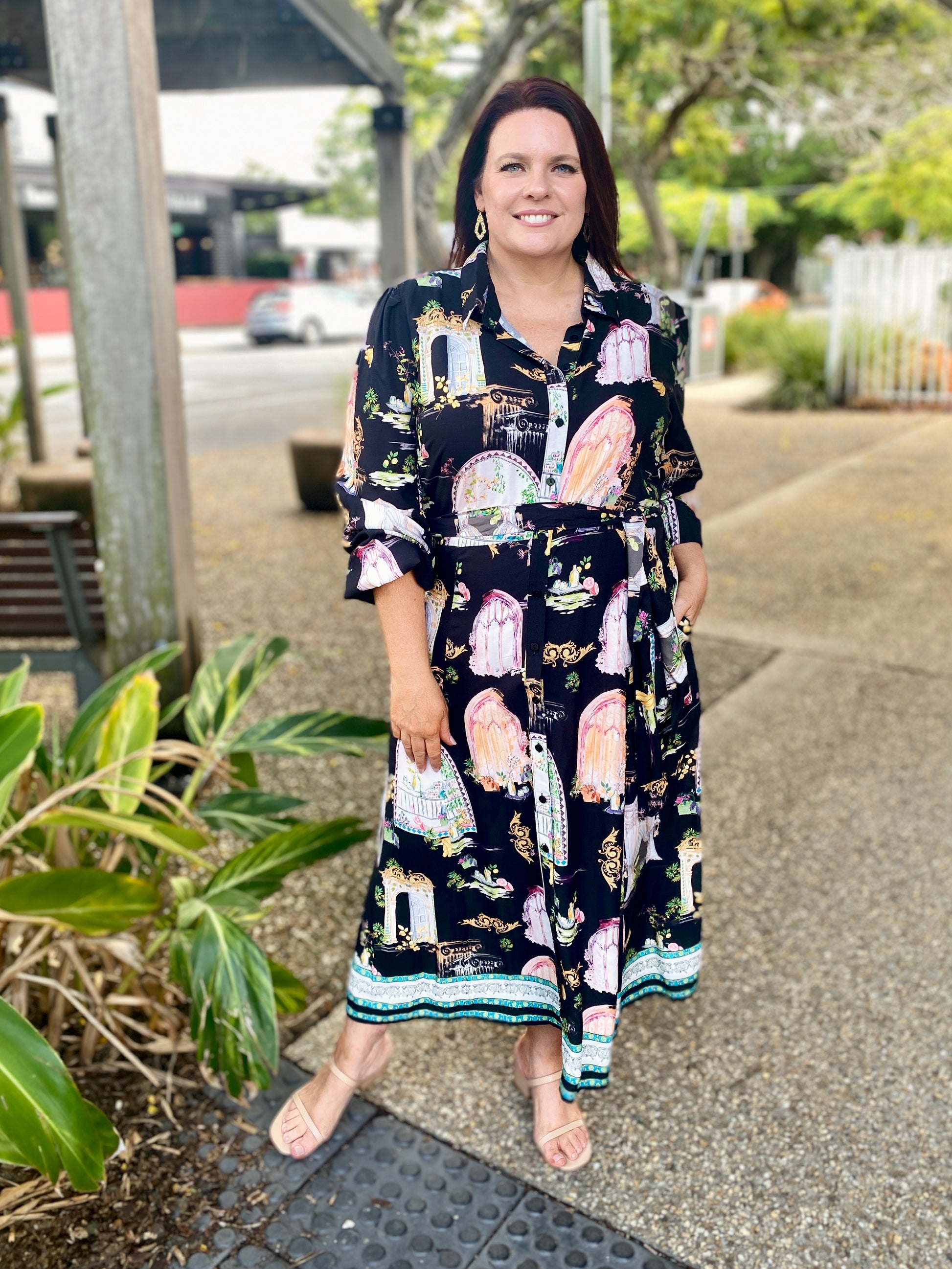 Kitty Shirt Dress
