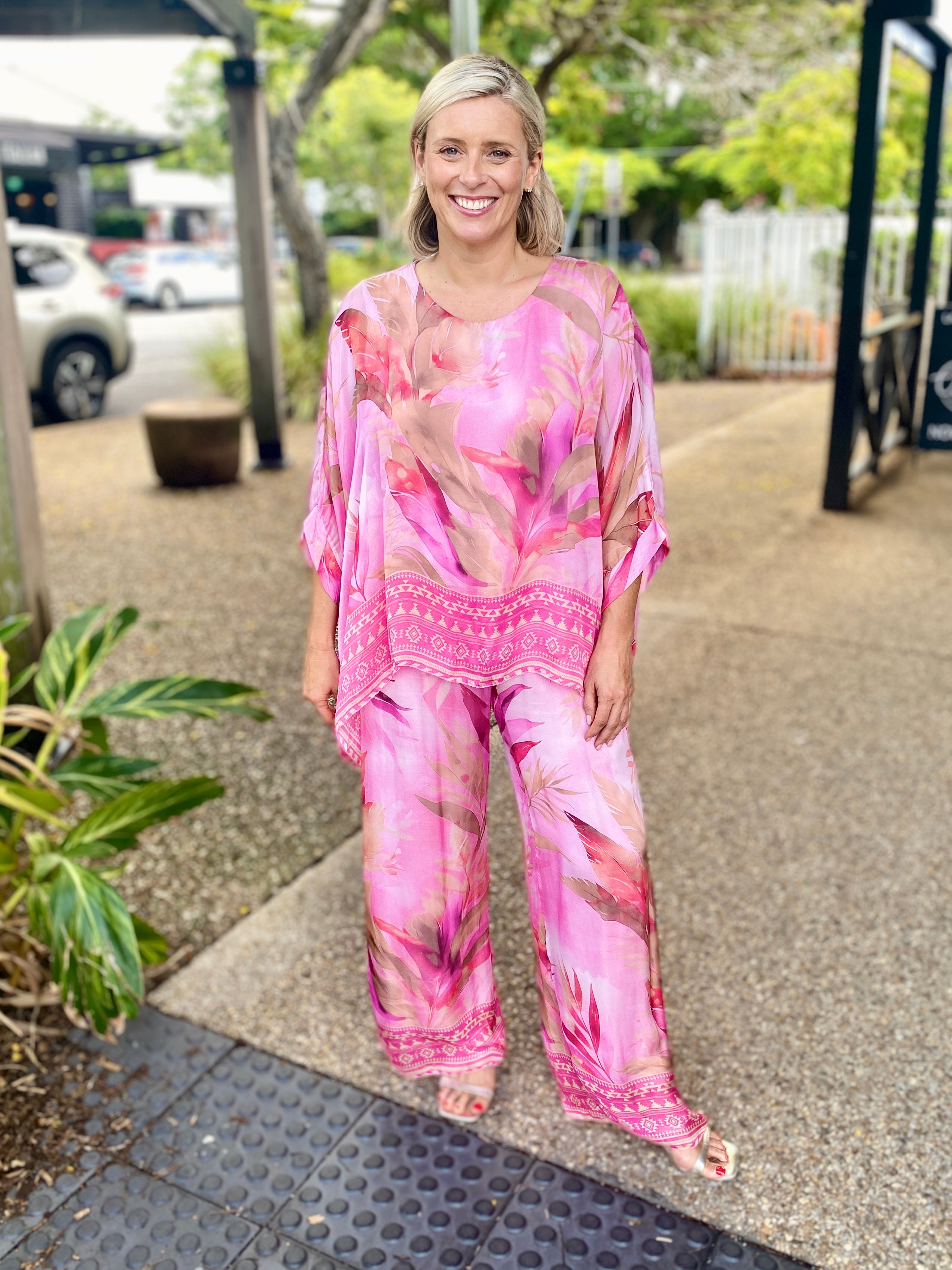 Venus Pant – Pink Floral