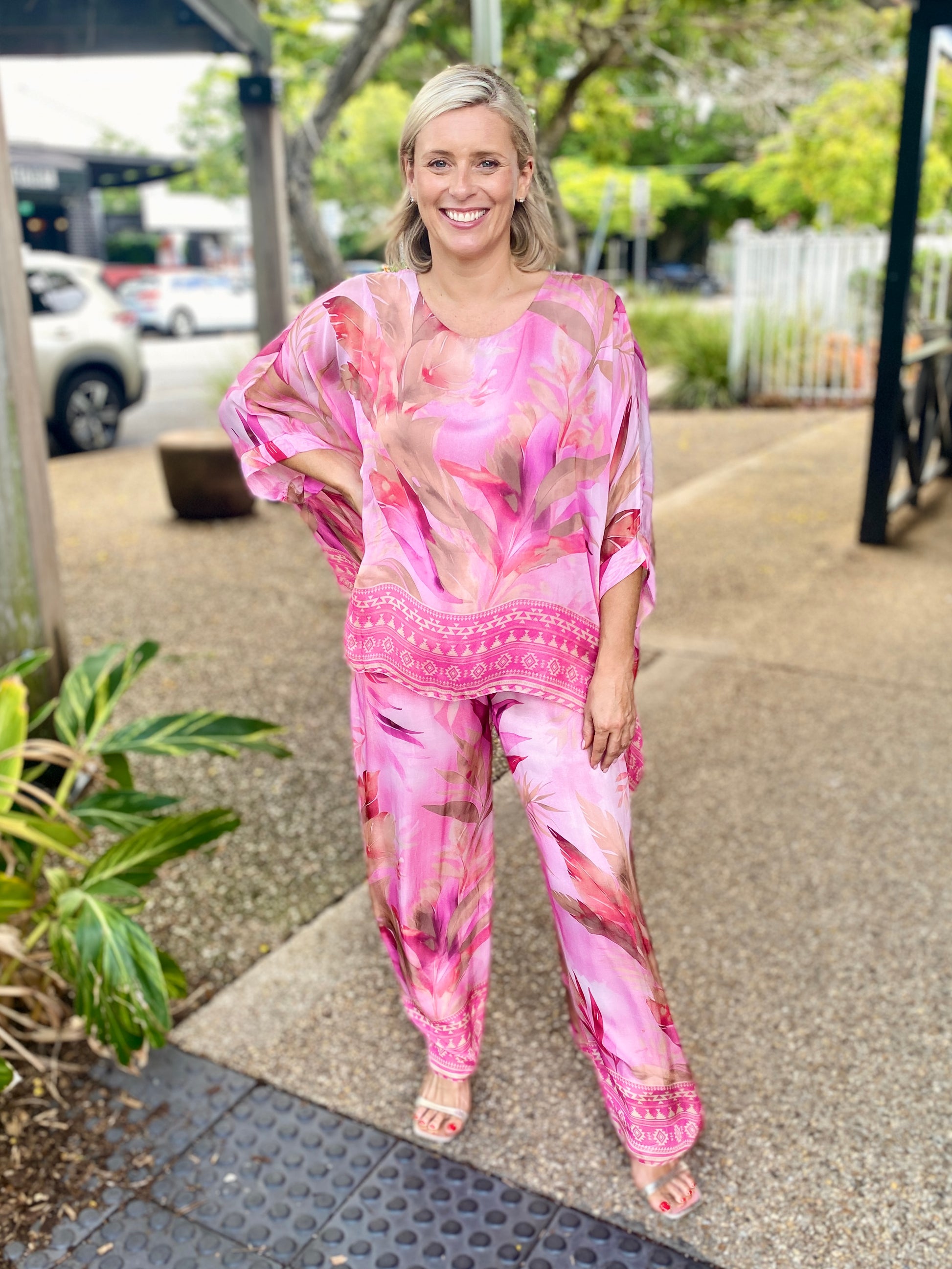 Venus Pant – Pink Floral