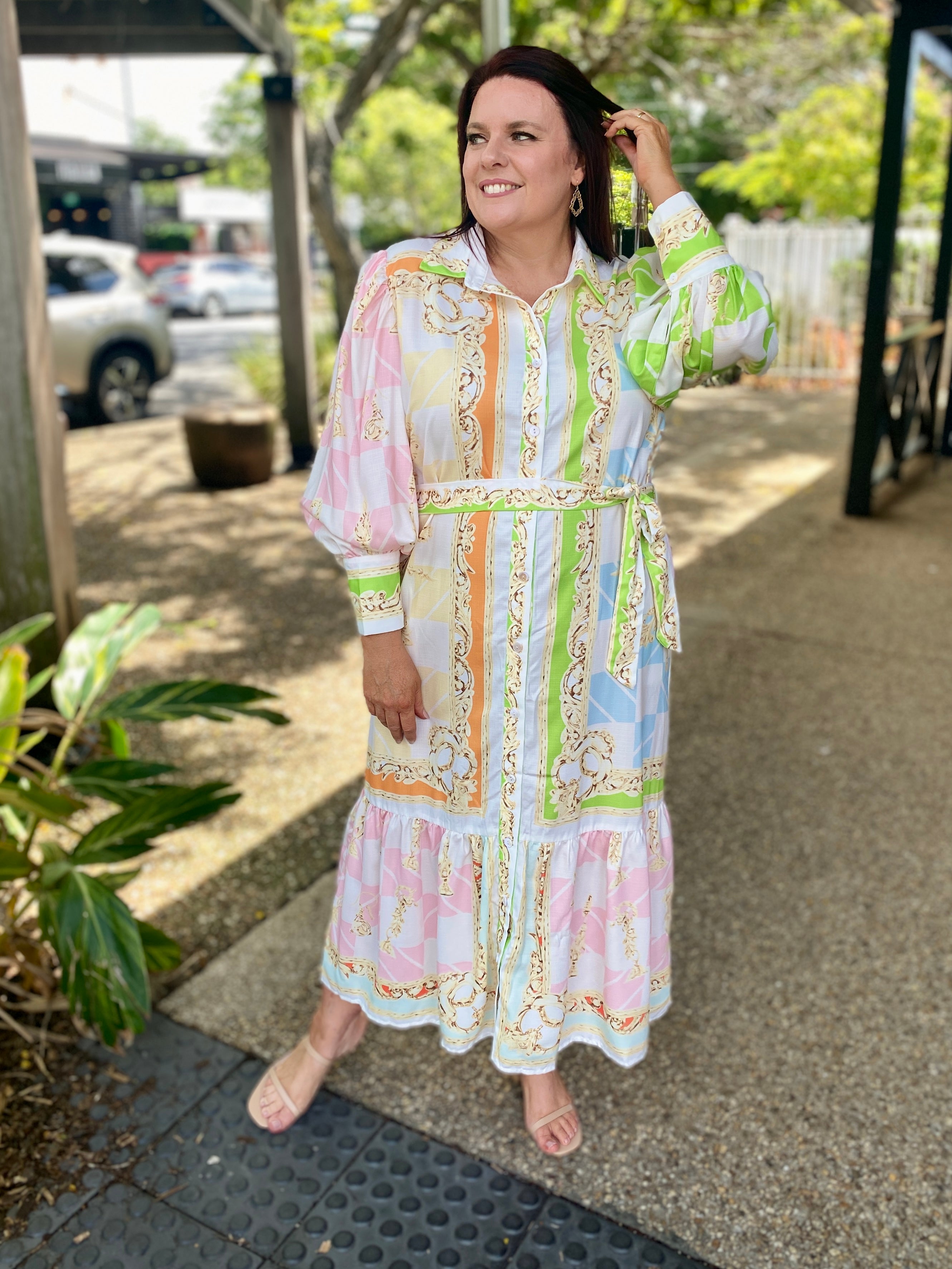 Lacey Shirt Dress