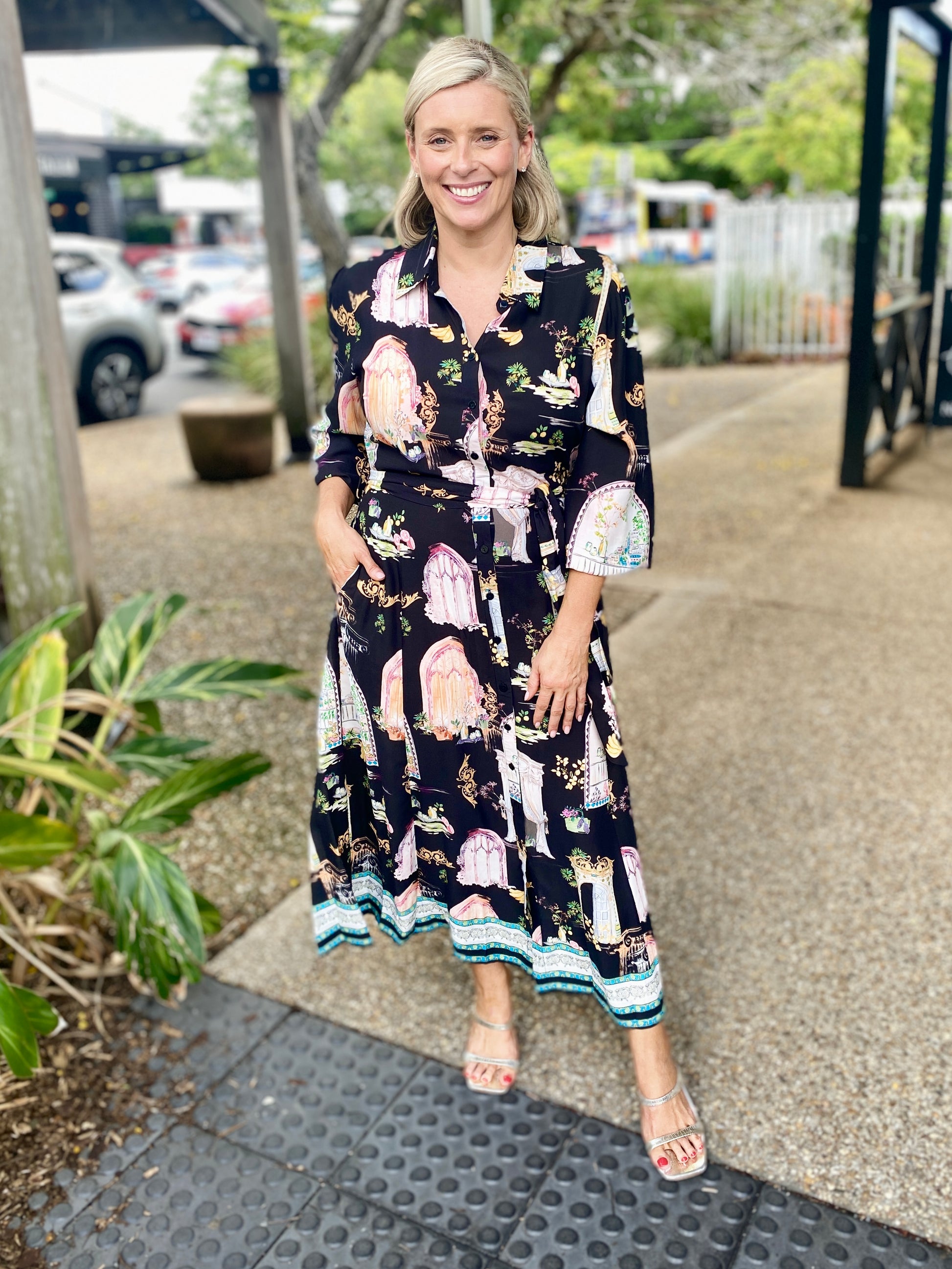Kitty Shirt Dress