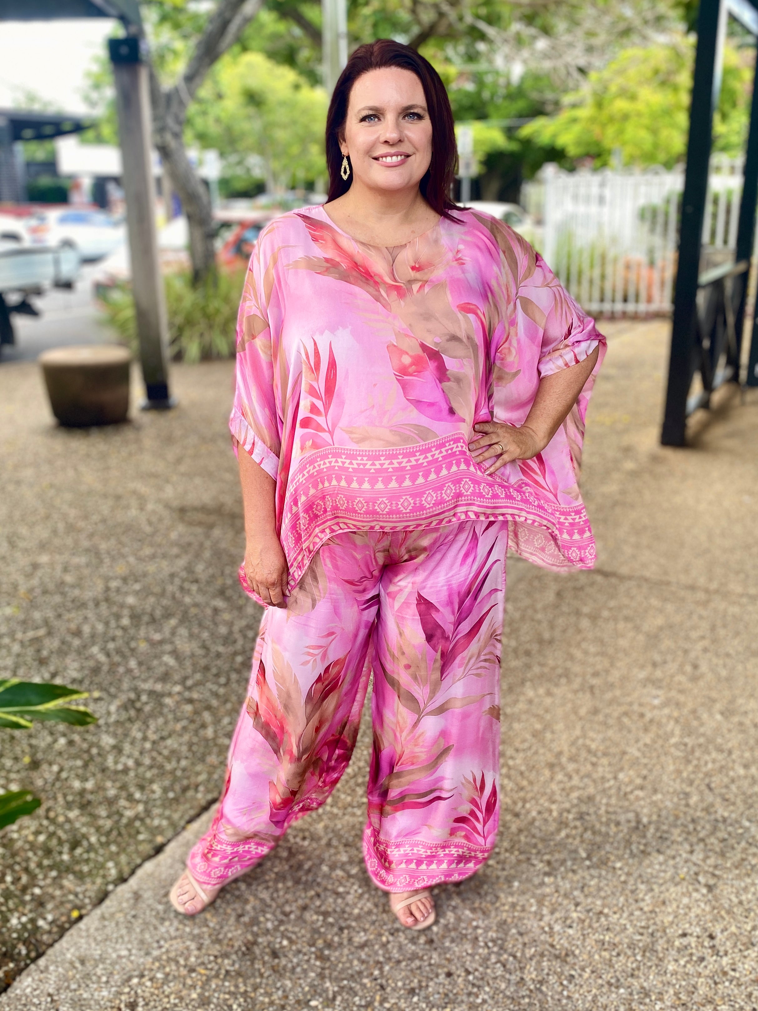 Venus Top – Pink Floral