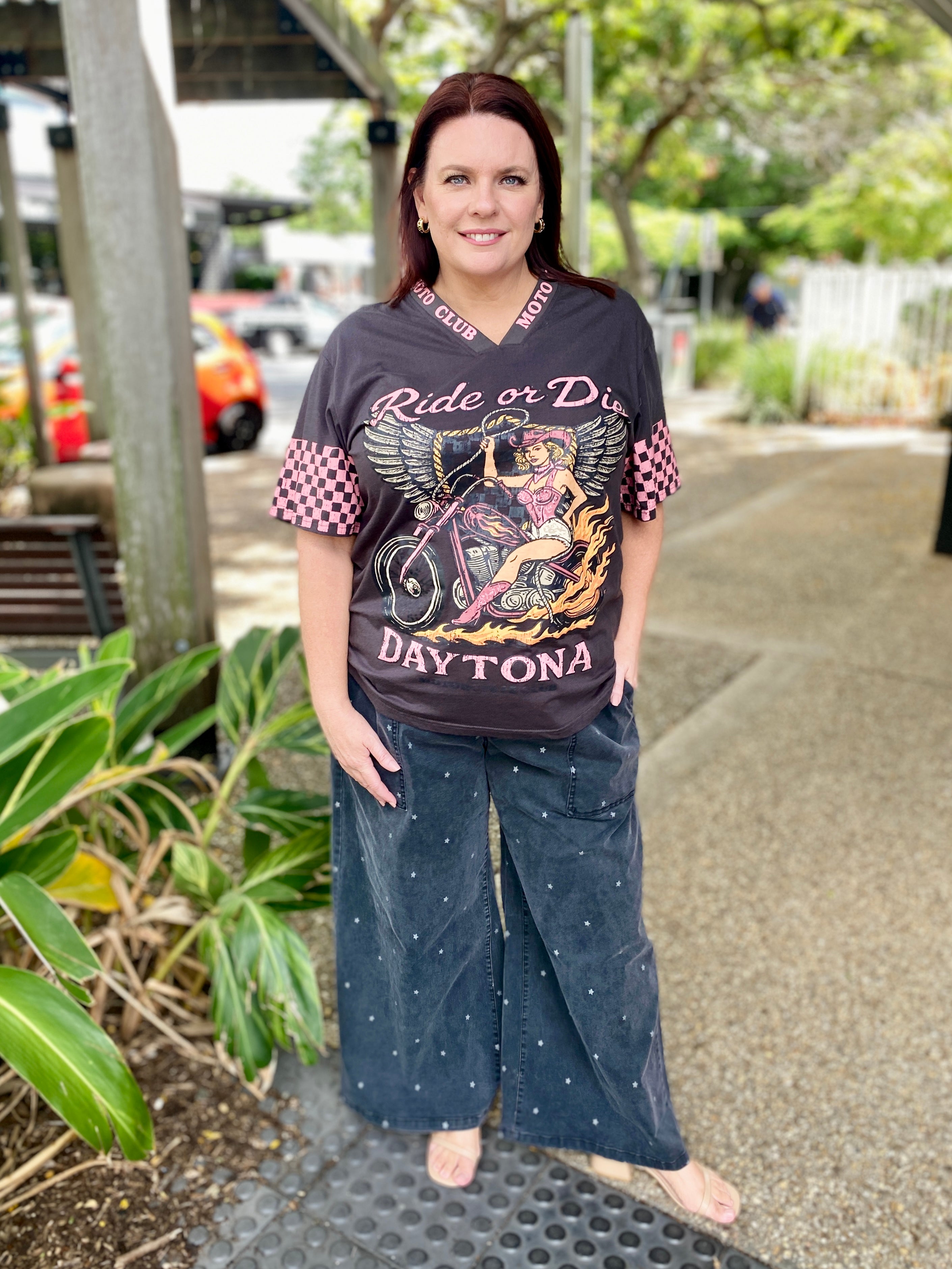 Daytona Tee – Stonewash