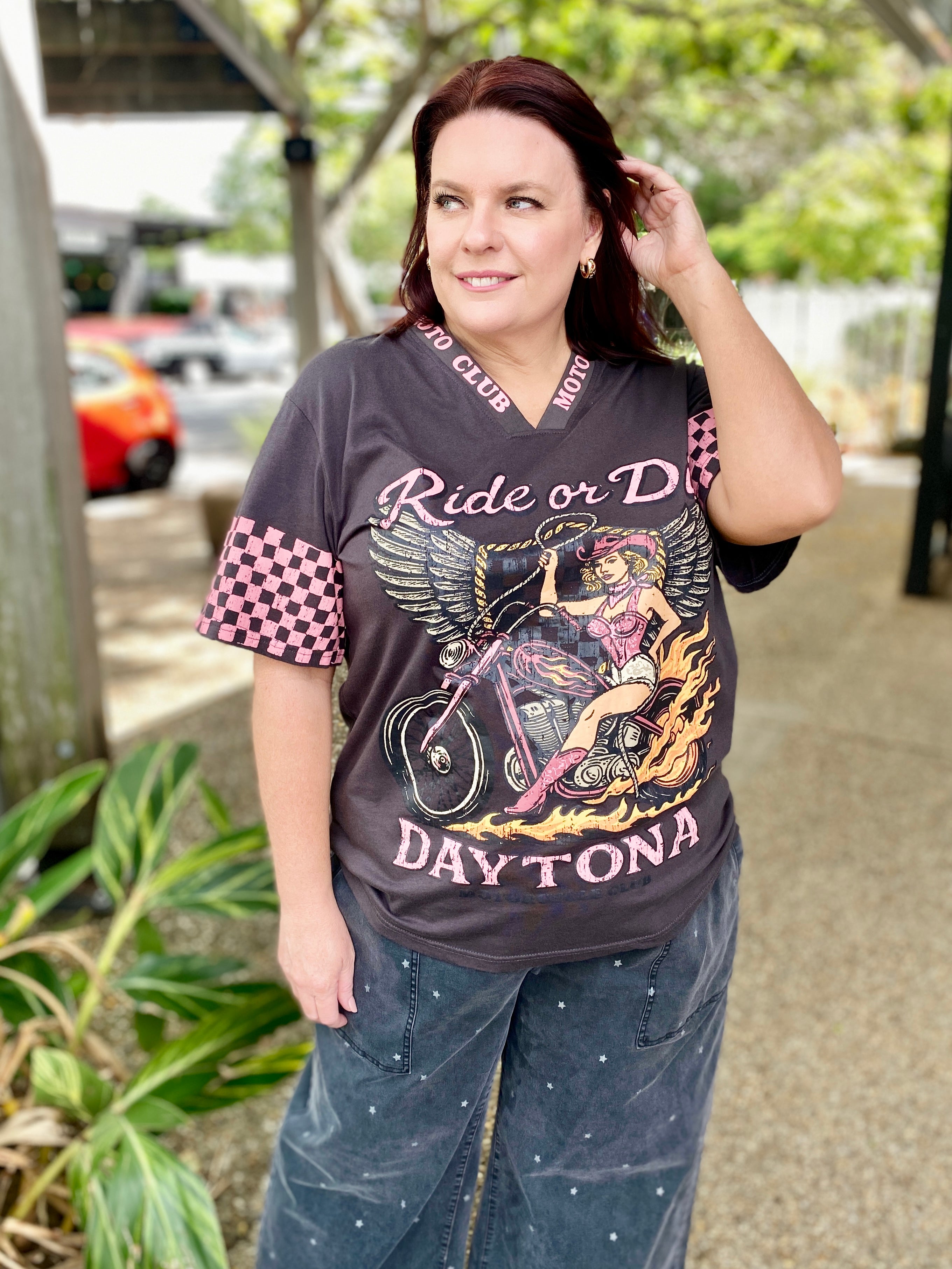 Daytona Tee – Stonewash