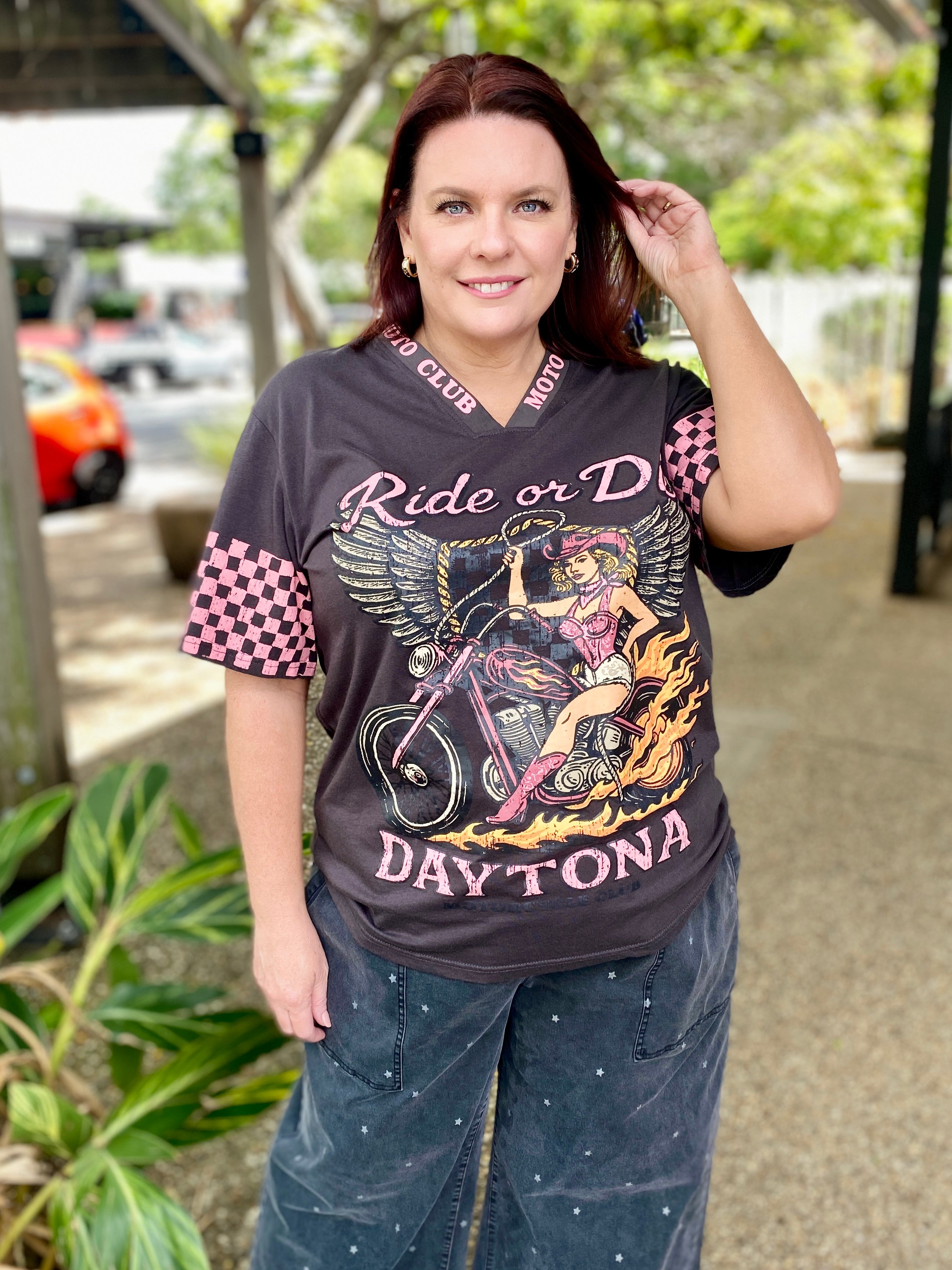 Daytona Tee – Stonewash