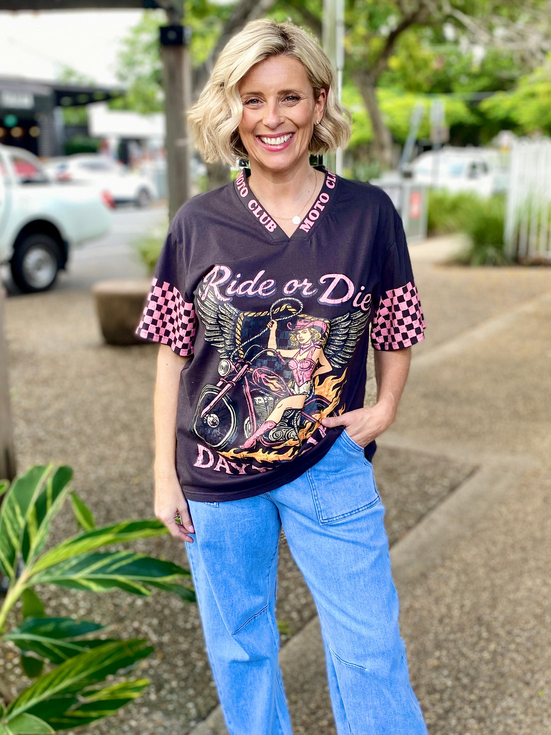 Daytona Tee – Stonewash