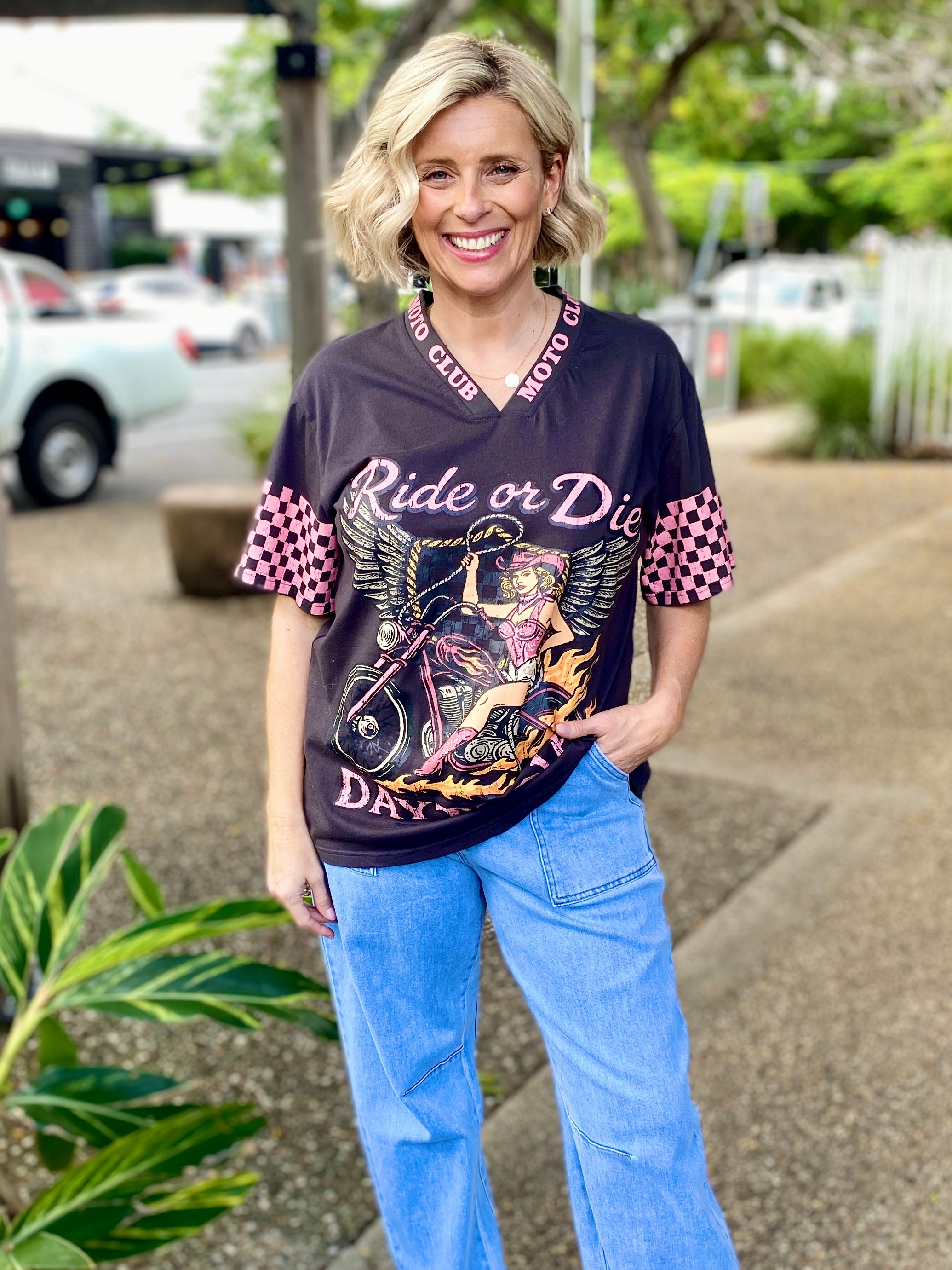 Daytona Tee – Stonewash