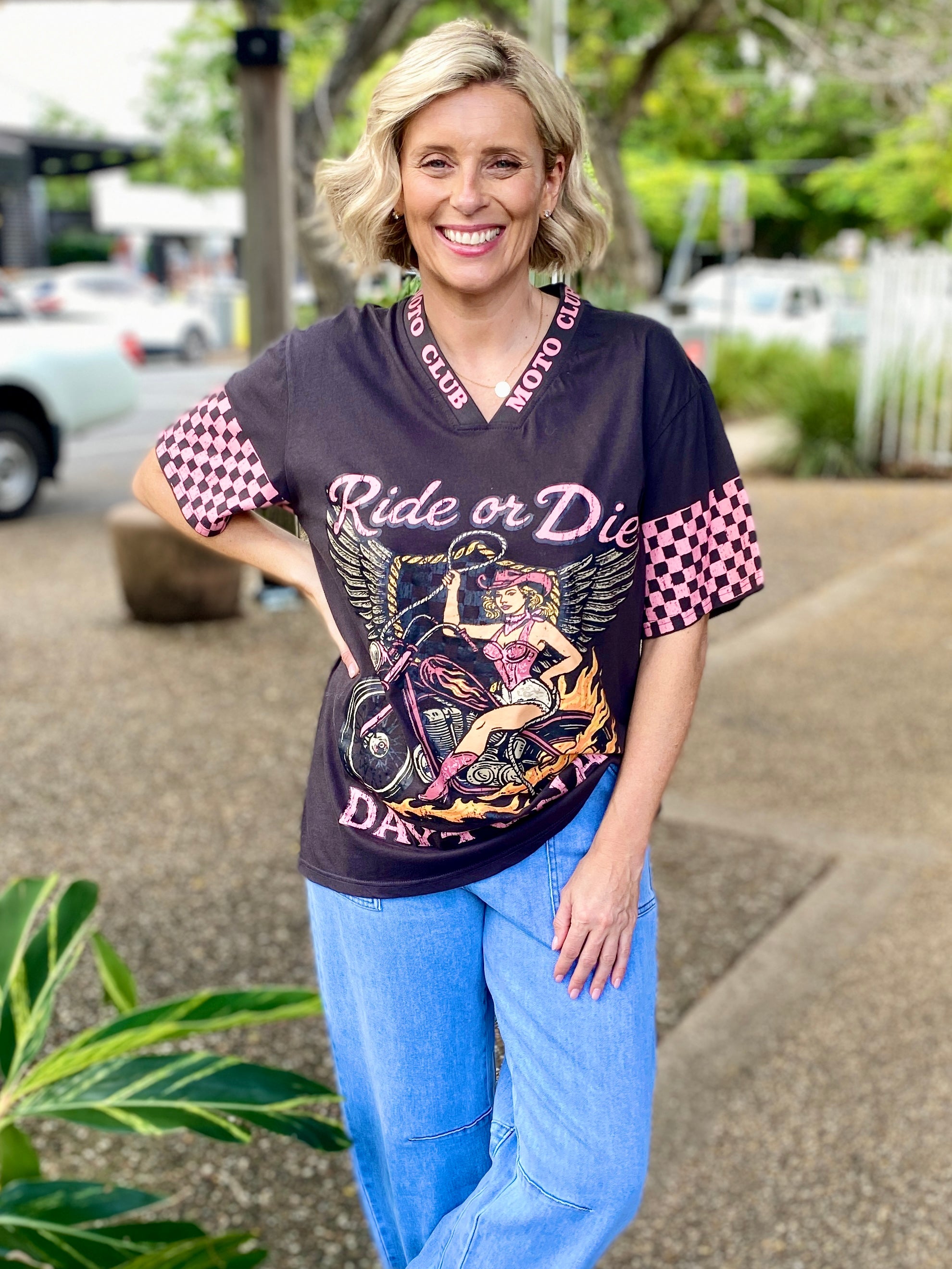 Daytona Tee – Stonewash
