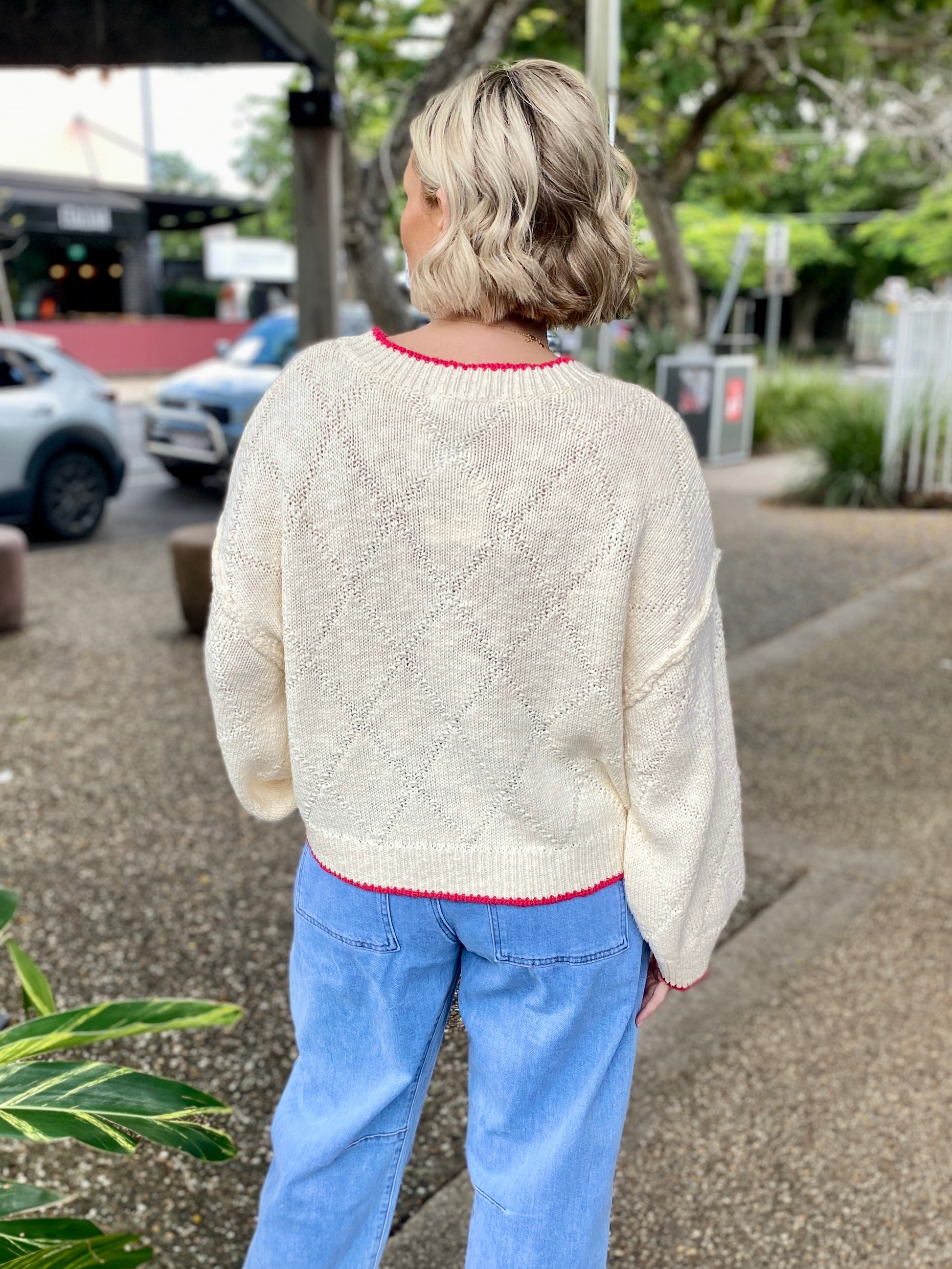 Wanda Fish Knit – Cream
