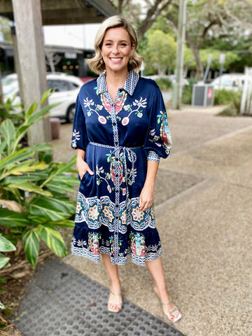 Garcia Dress – Navy