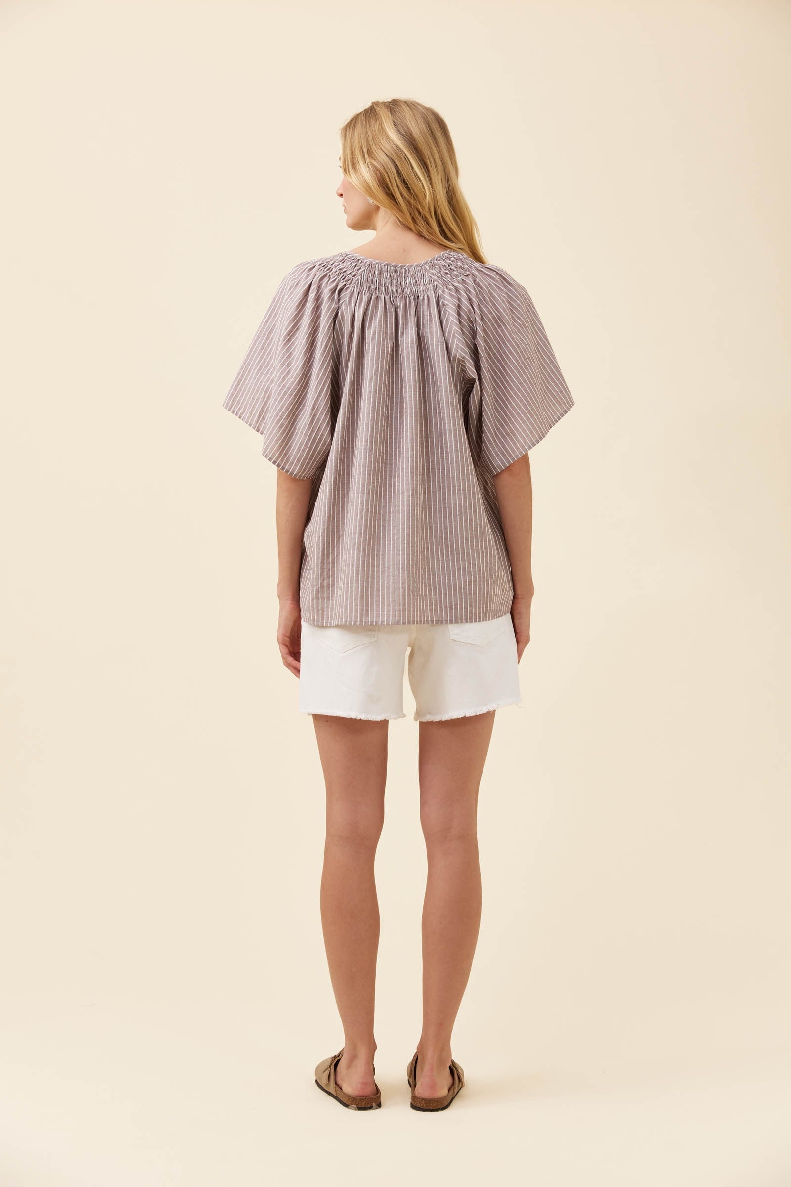 Duke Denim Shorts - Salt