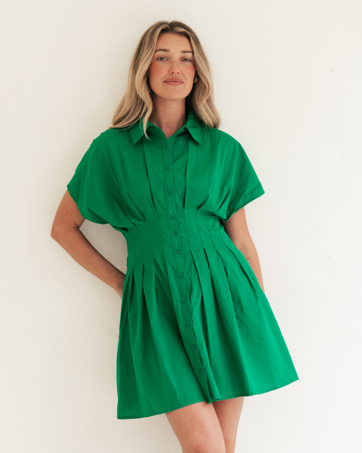 Christmas Green mini dress