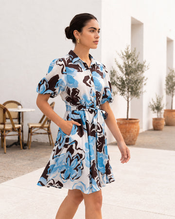 Floating Florals Mini Dress