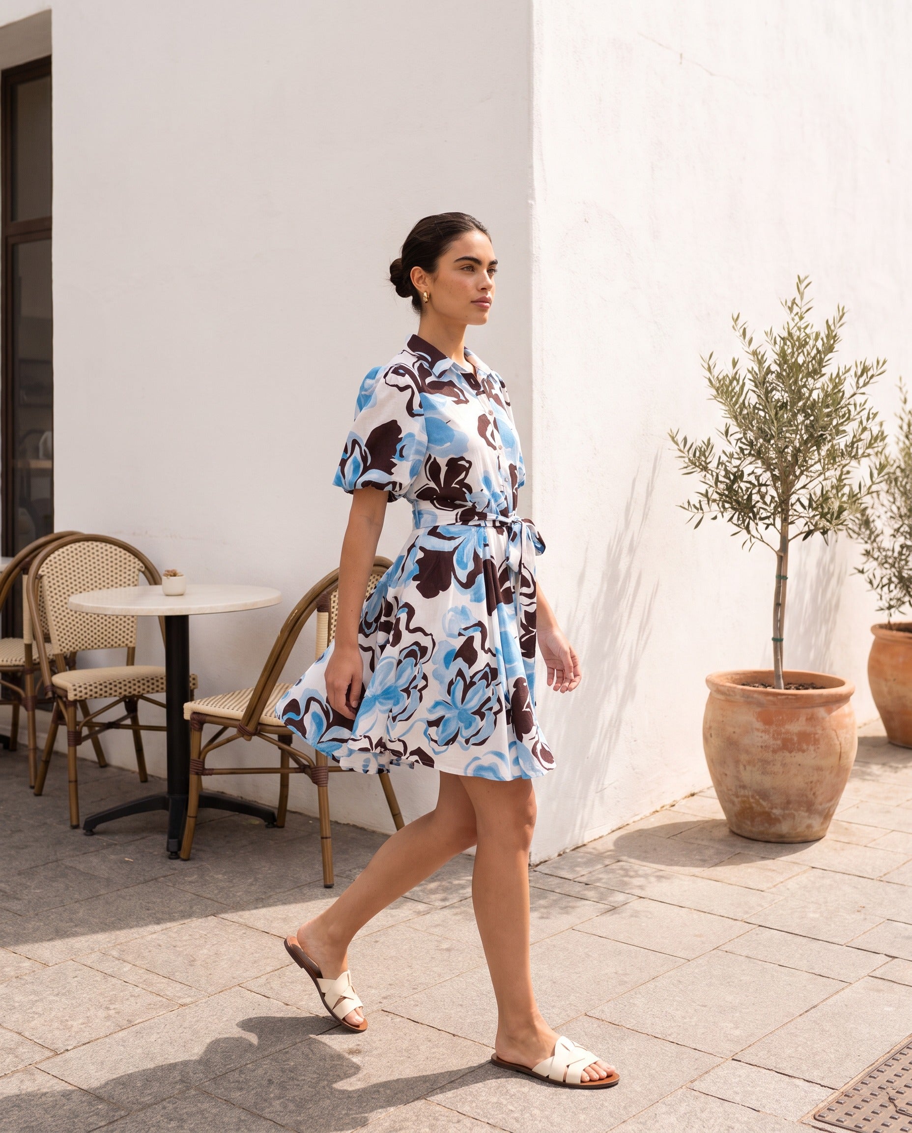 Floating Florals Mini Dress