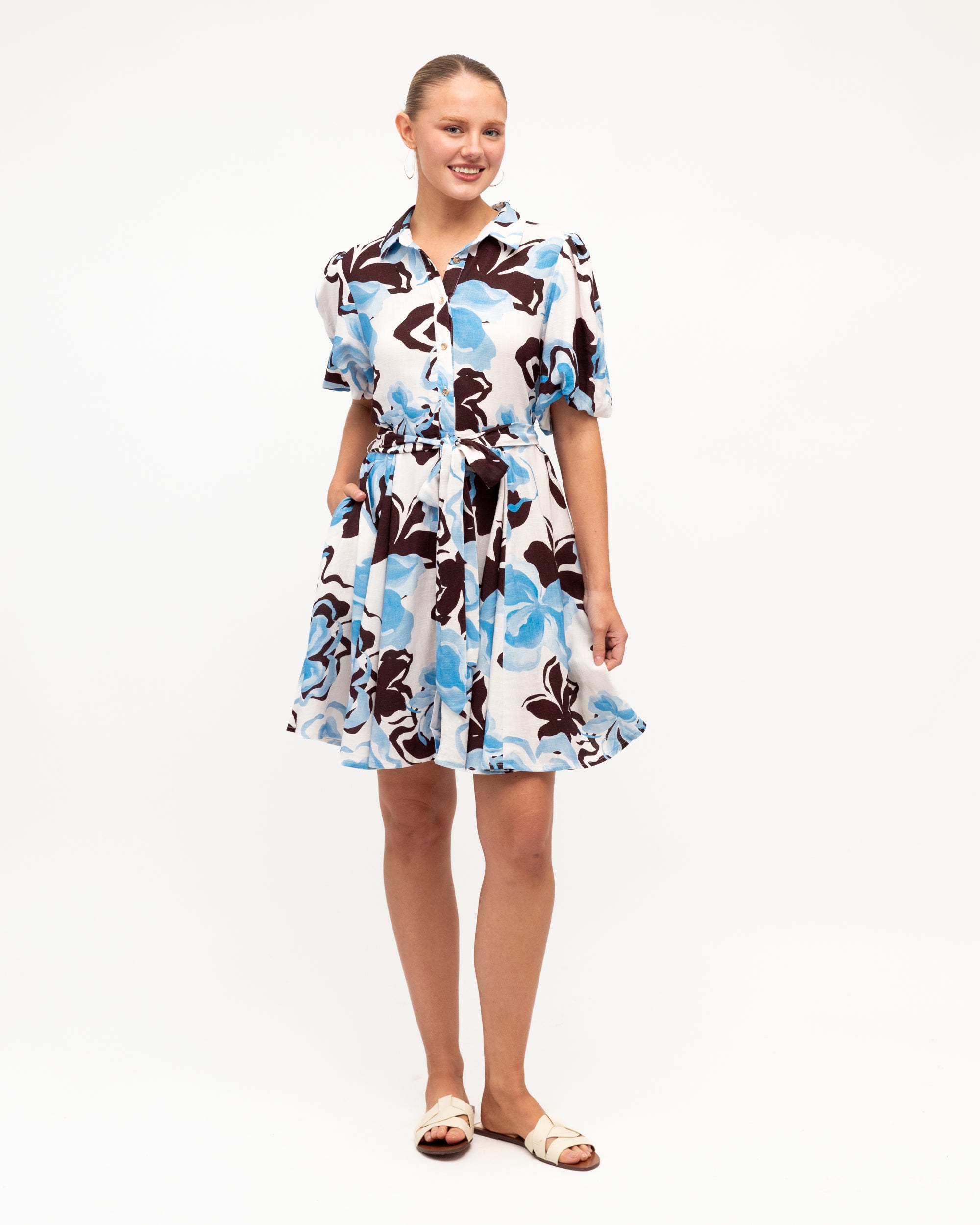 Floating Florals Mini Dress