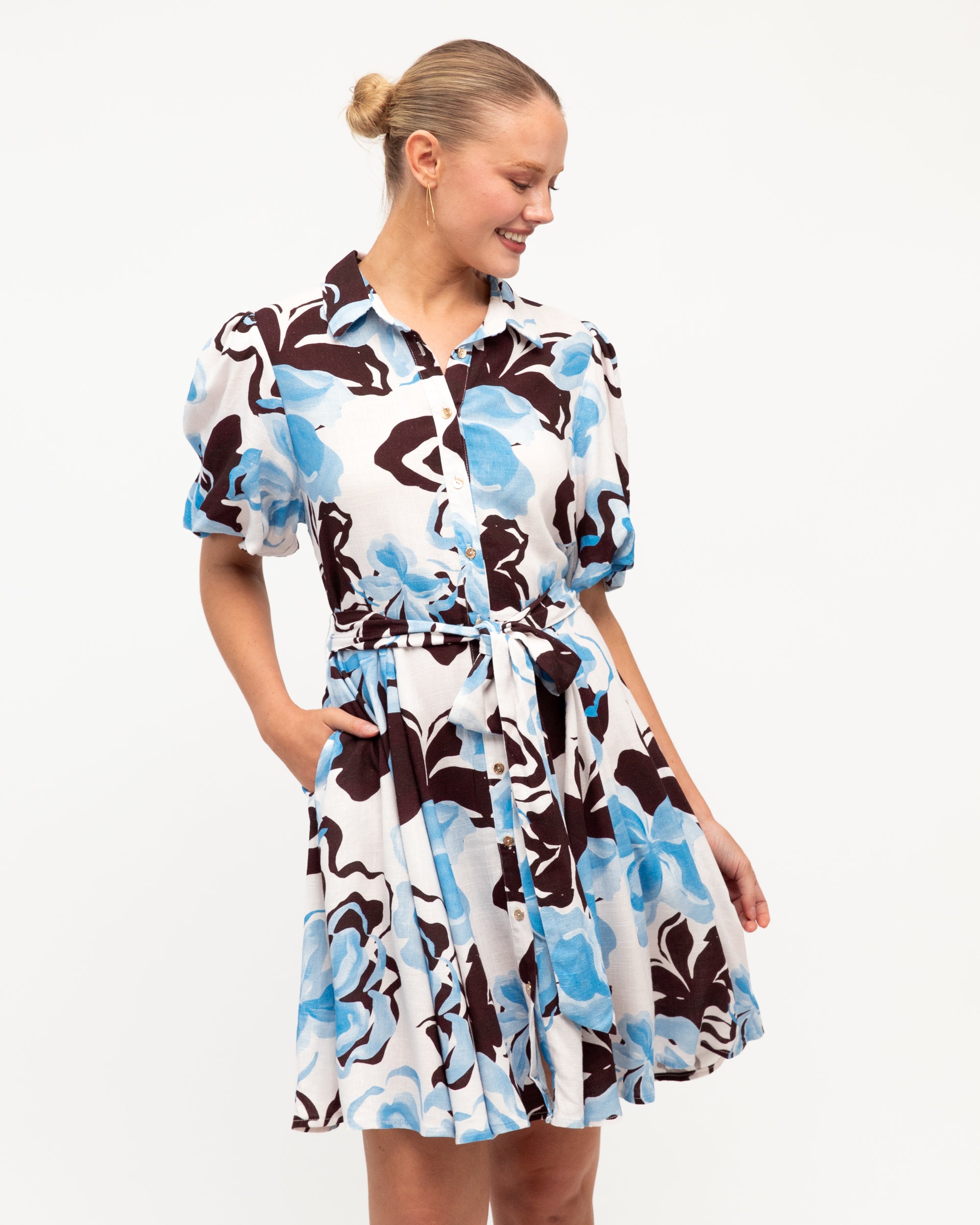 Floating Florals Mini Dress