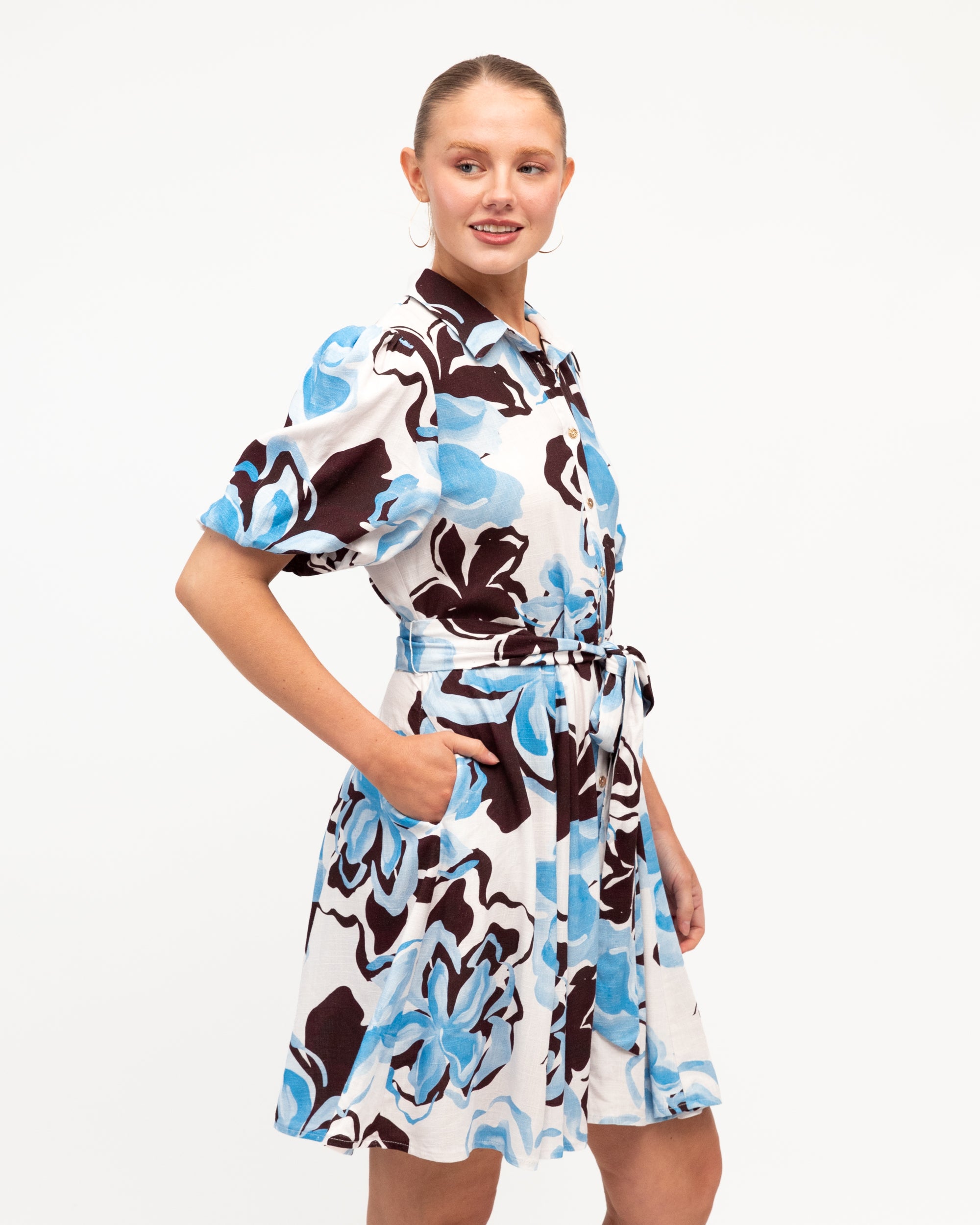 Floating Florals Mini Dress