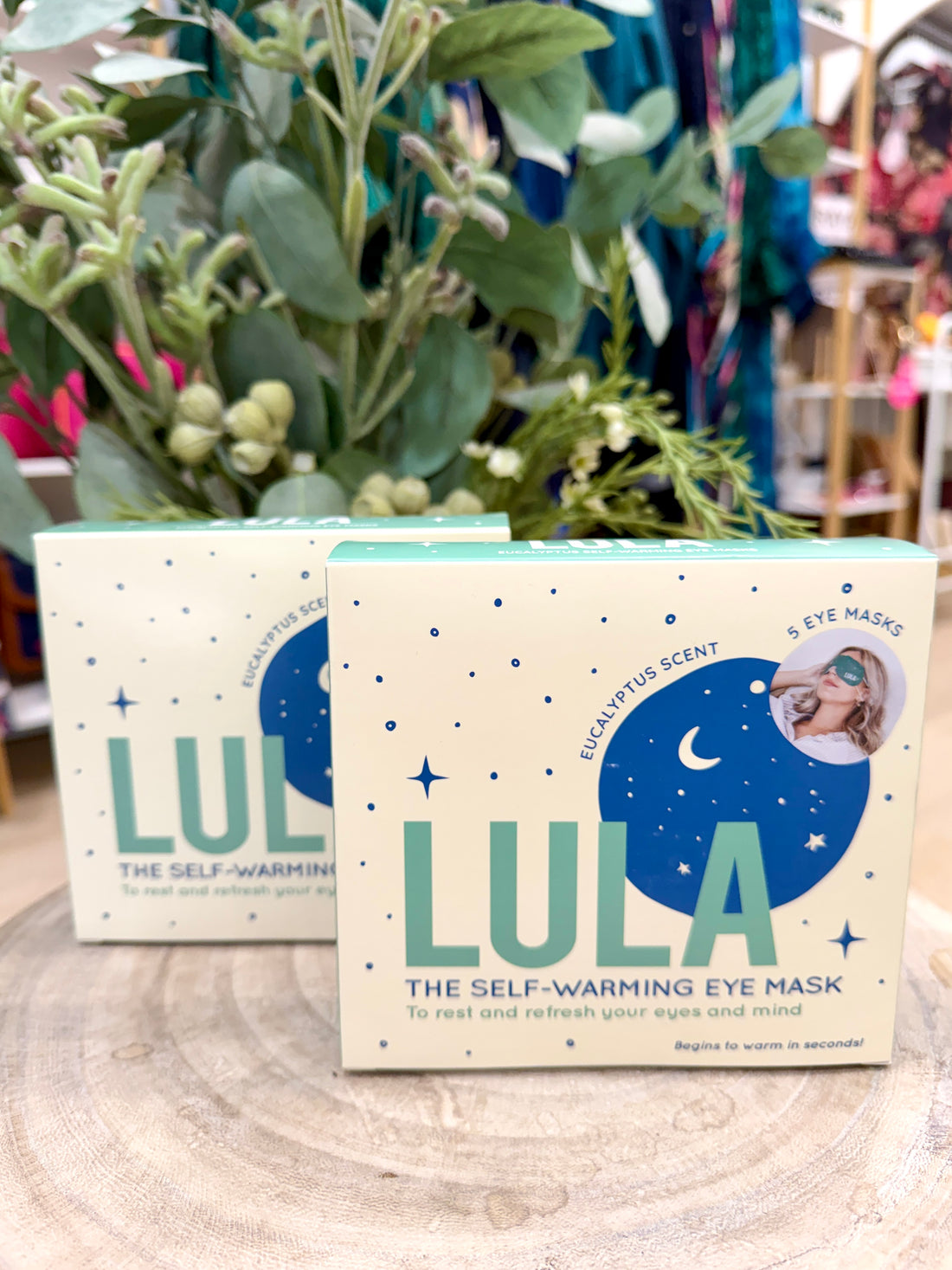 LULA SELF-WARMING EYE MASK (5 MASKS) - EUCALYPTUS