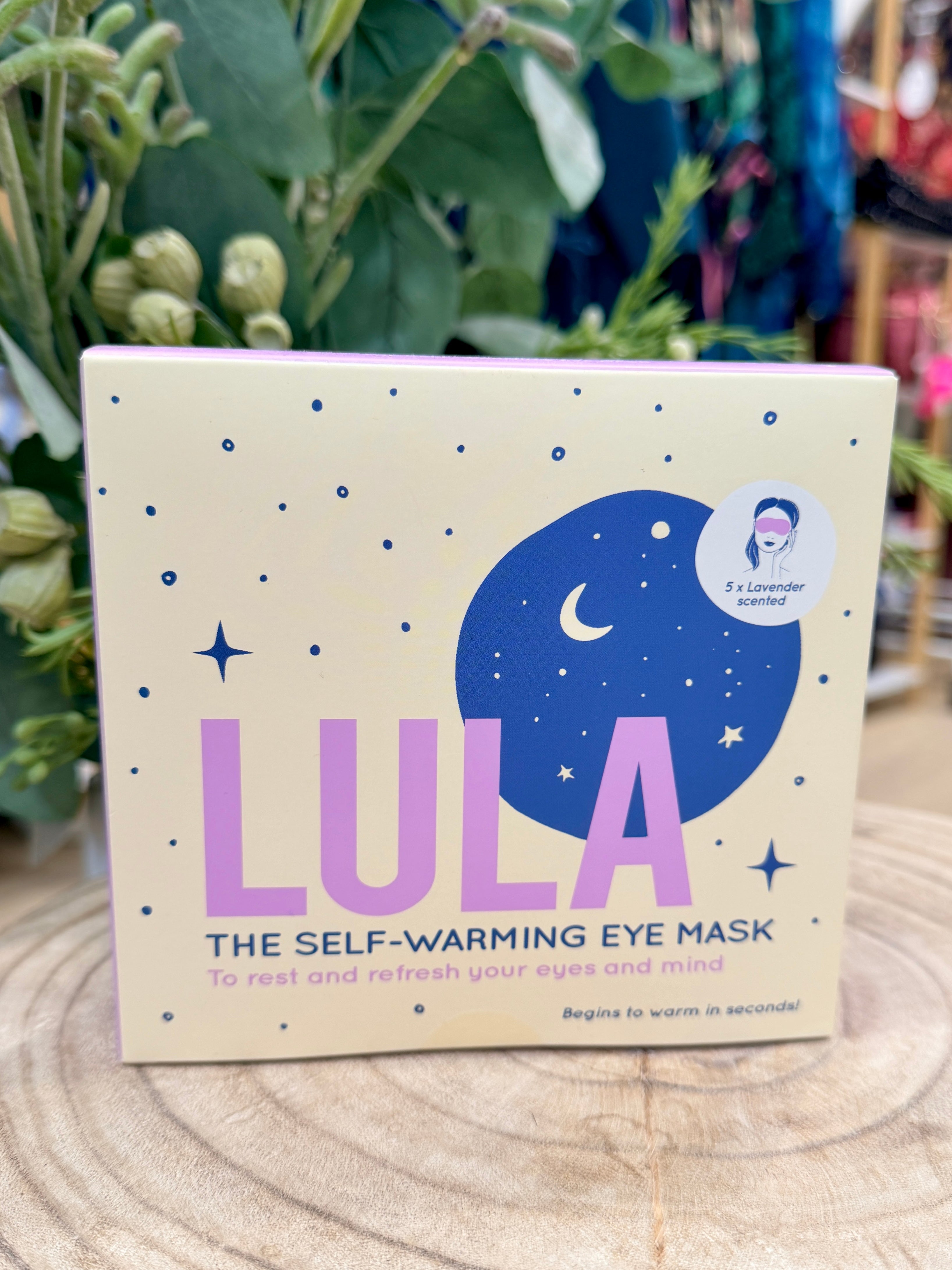 LULA SELF-WARMING EYE MASK (5 MASKS) - LAVENDER