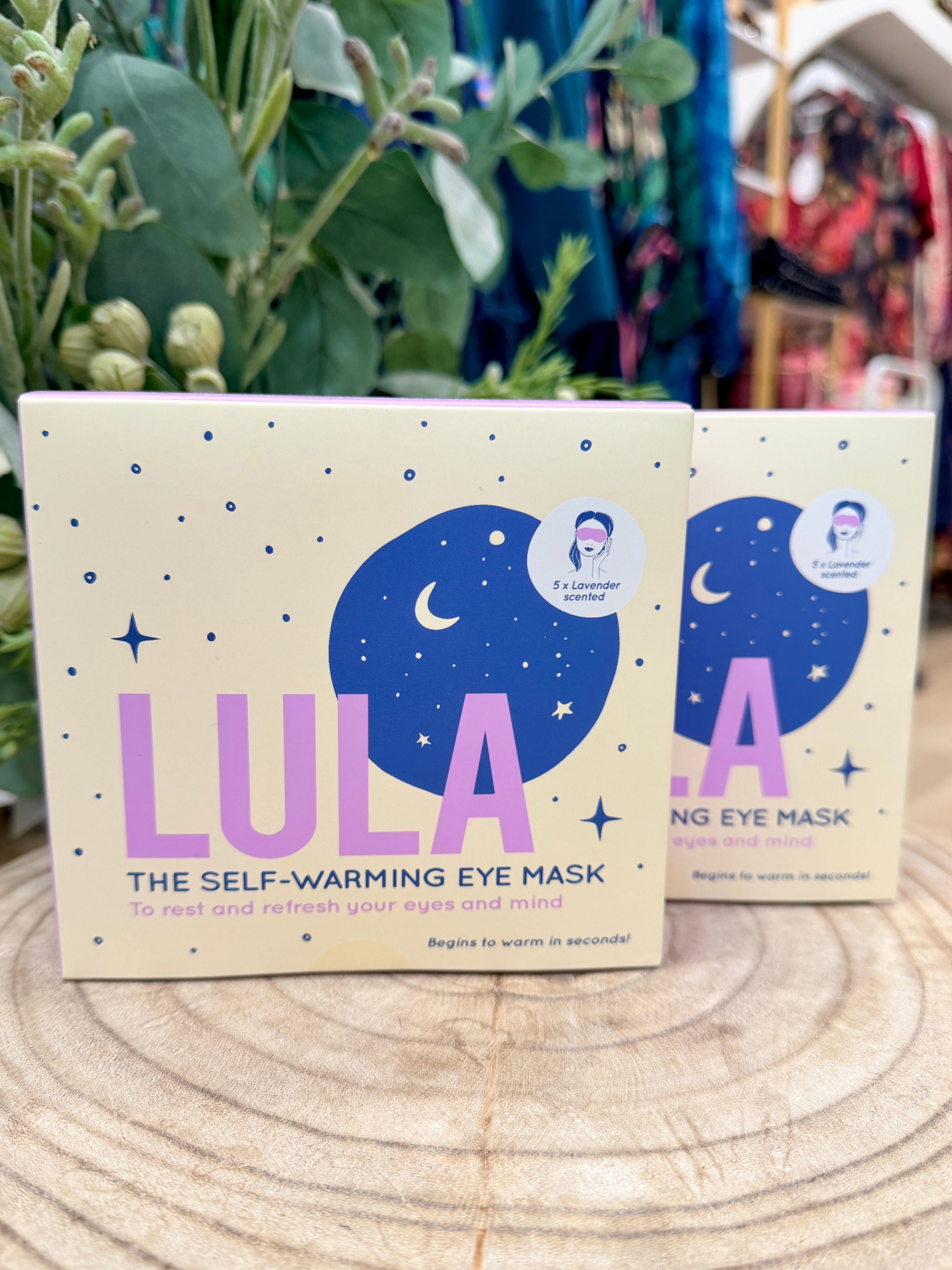 LULA SELF-WARMING EYE MASK (5 MASKS) - LAVENDER