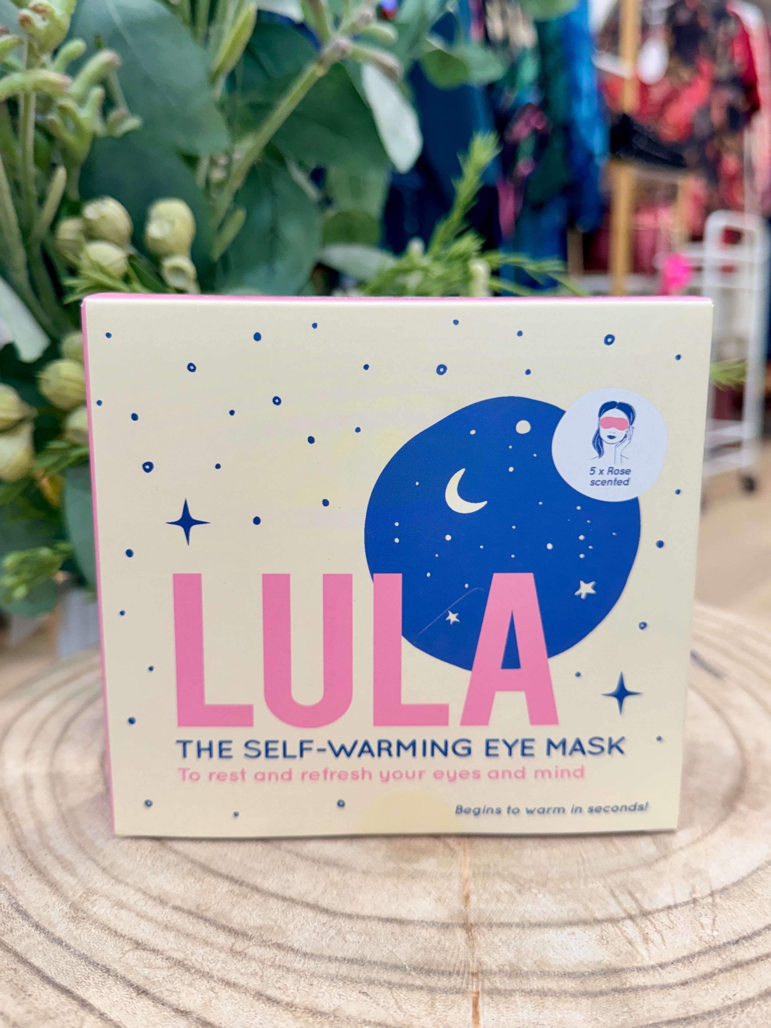 LULA SELF-WARMING EYE MASK (5 MASKS) - ROSE