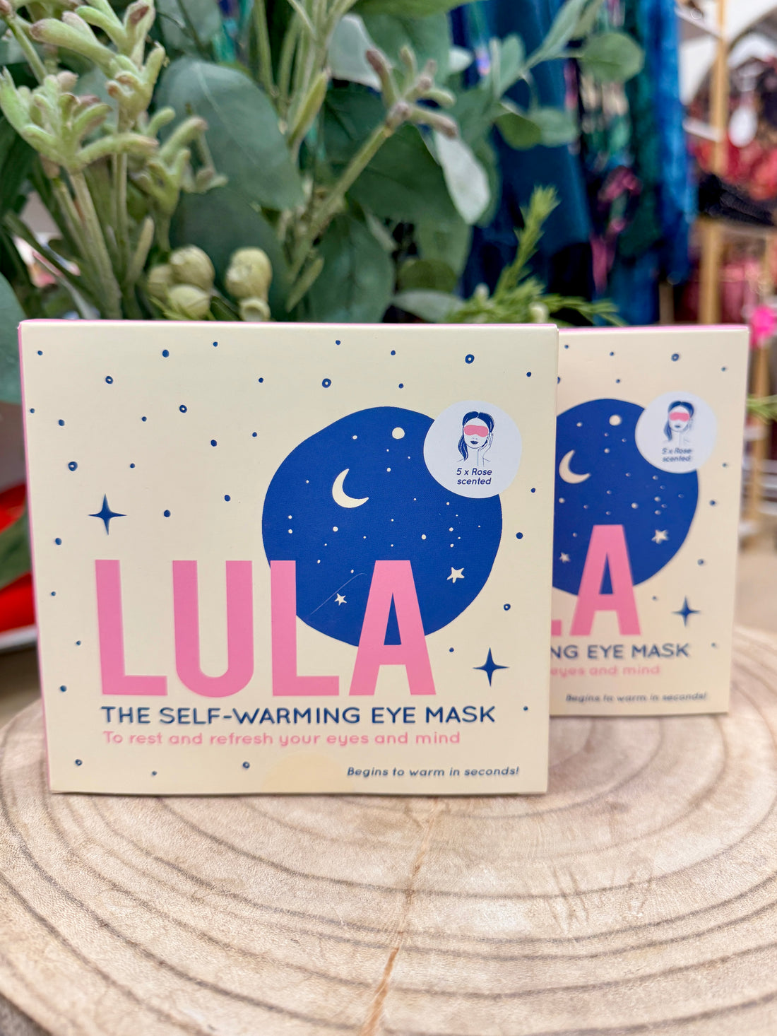 LULA SELF-WARMING EYE MASK (5 MASKS) - ROSE