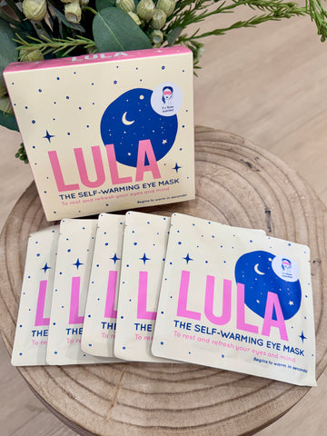 LULA SELF-WARMING EYE MASK (5 MASKS) - ROSE