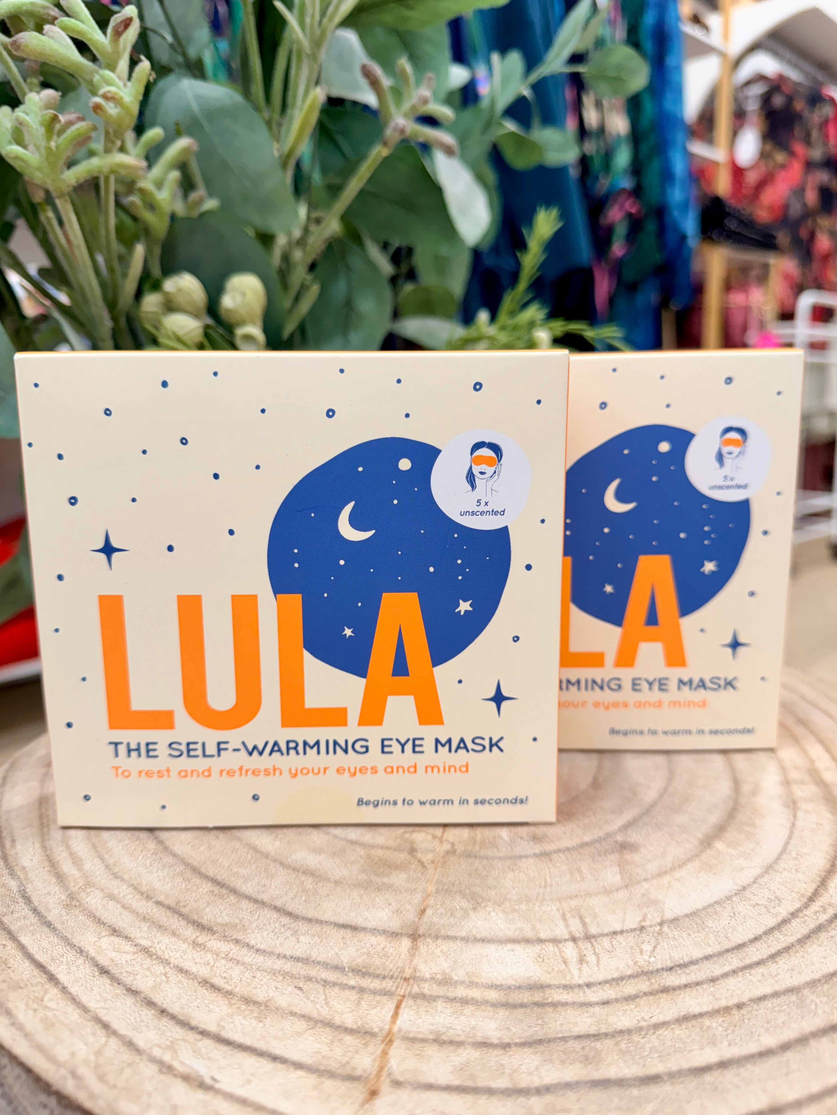 LULA SELF-WARMING EYE MASK (5 MASKS) - UNSCENTED