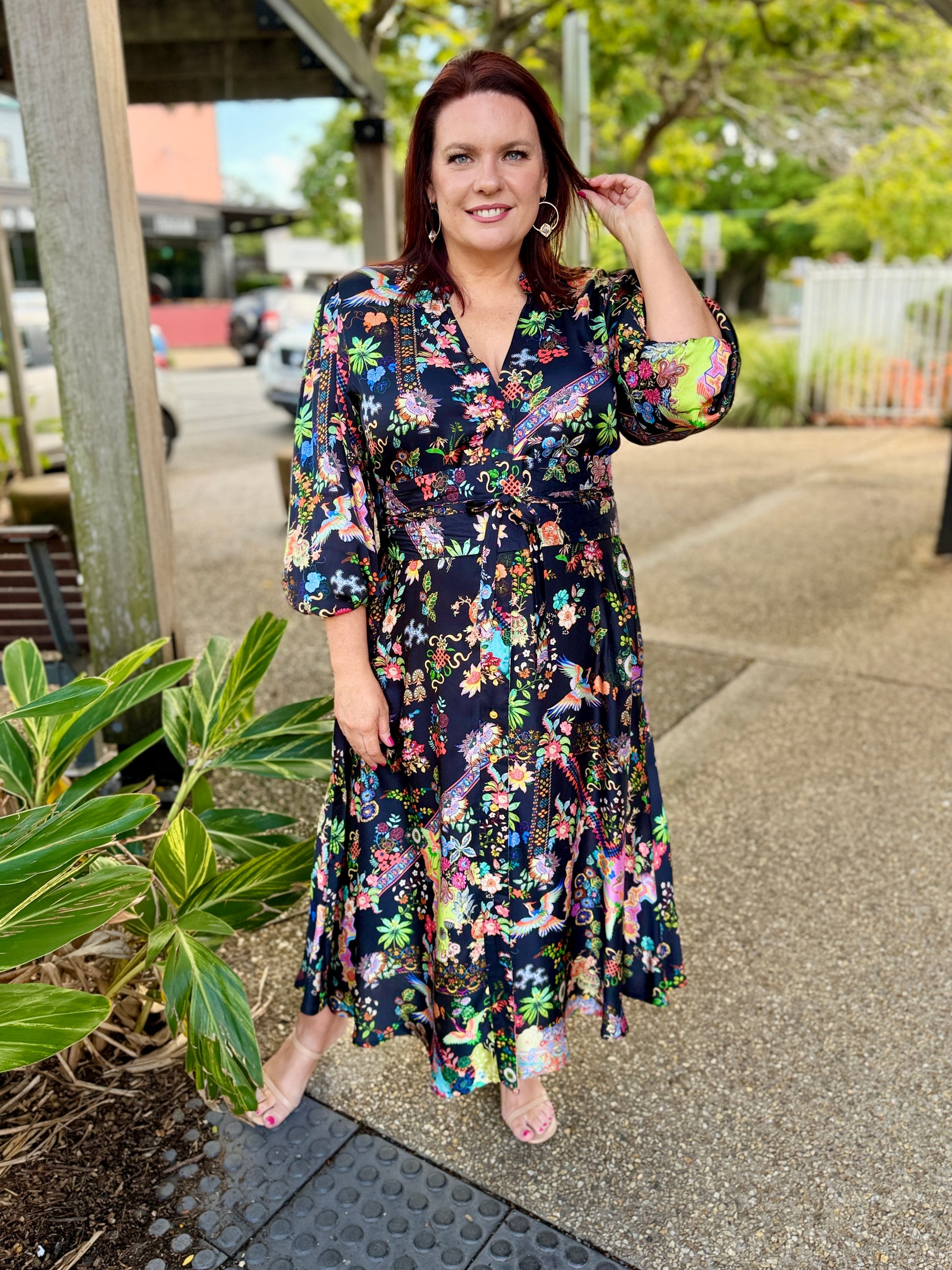 Lala Maxi Dress – Steel