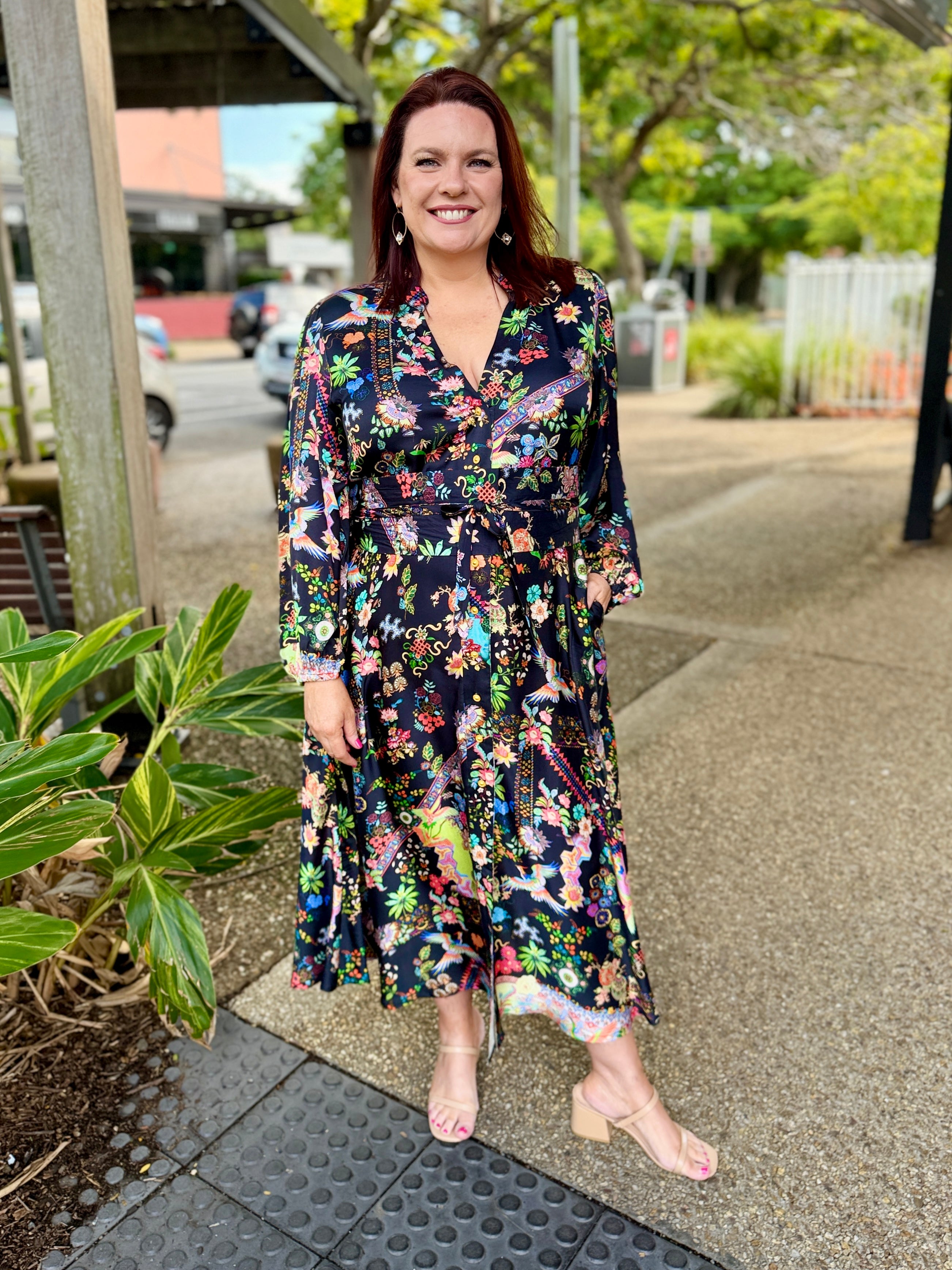 Lala Maxi Dress – Steel