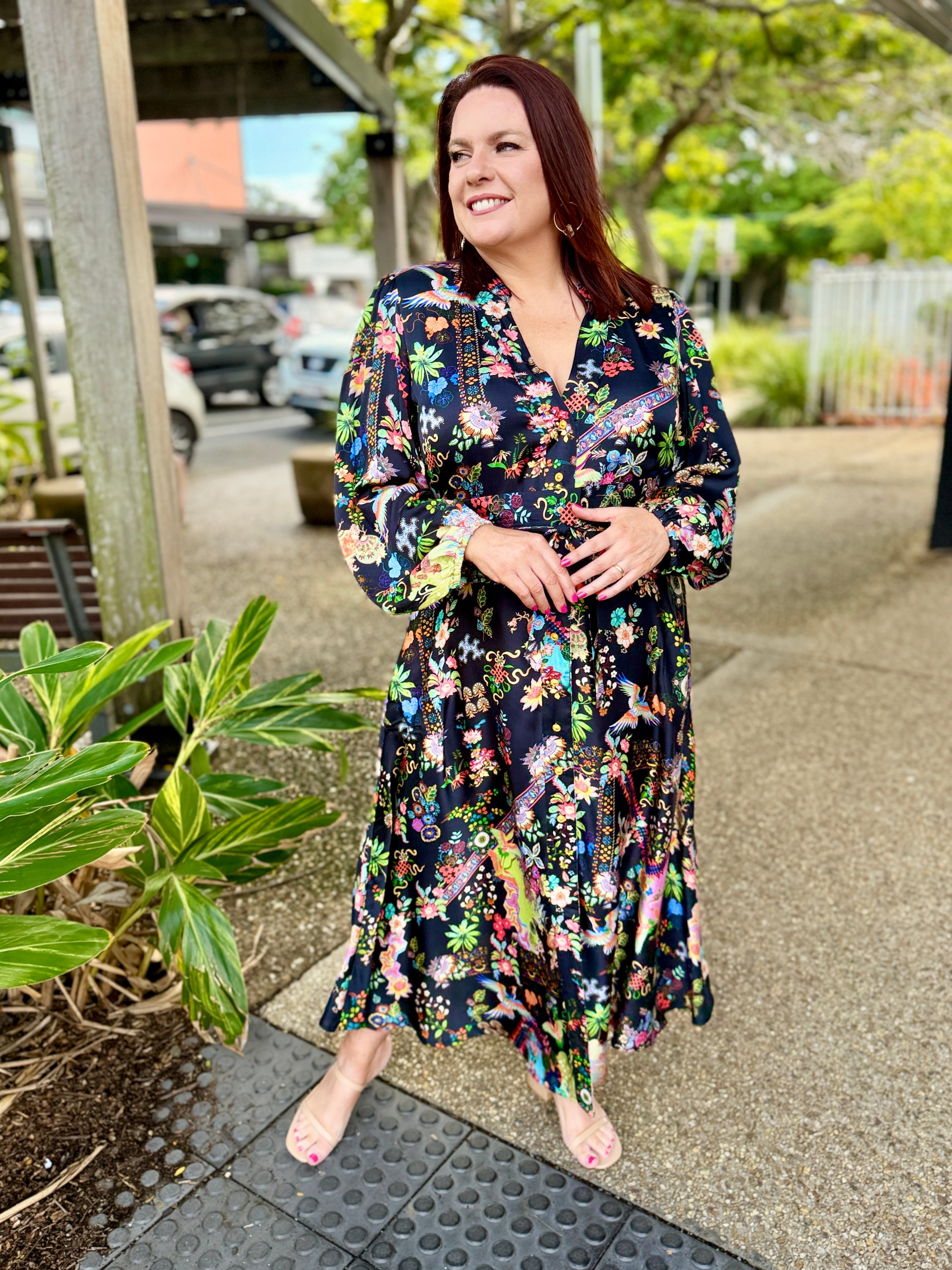 Lala Maxi Dress – Steel