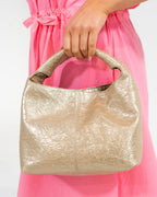 Linton Crossbody Large - Light Gold Crinkle