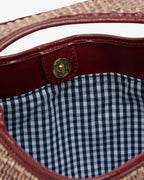 Linton Weave Xbody - Burgundy/Coco