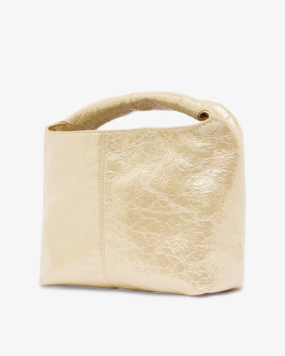Linton Crossbody Large - Light Gold Crinkle