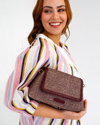 Lugano Xbody - Burgundy/Coco Weave