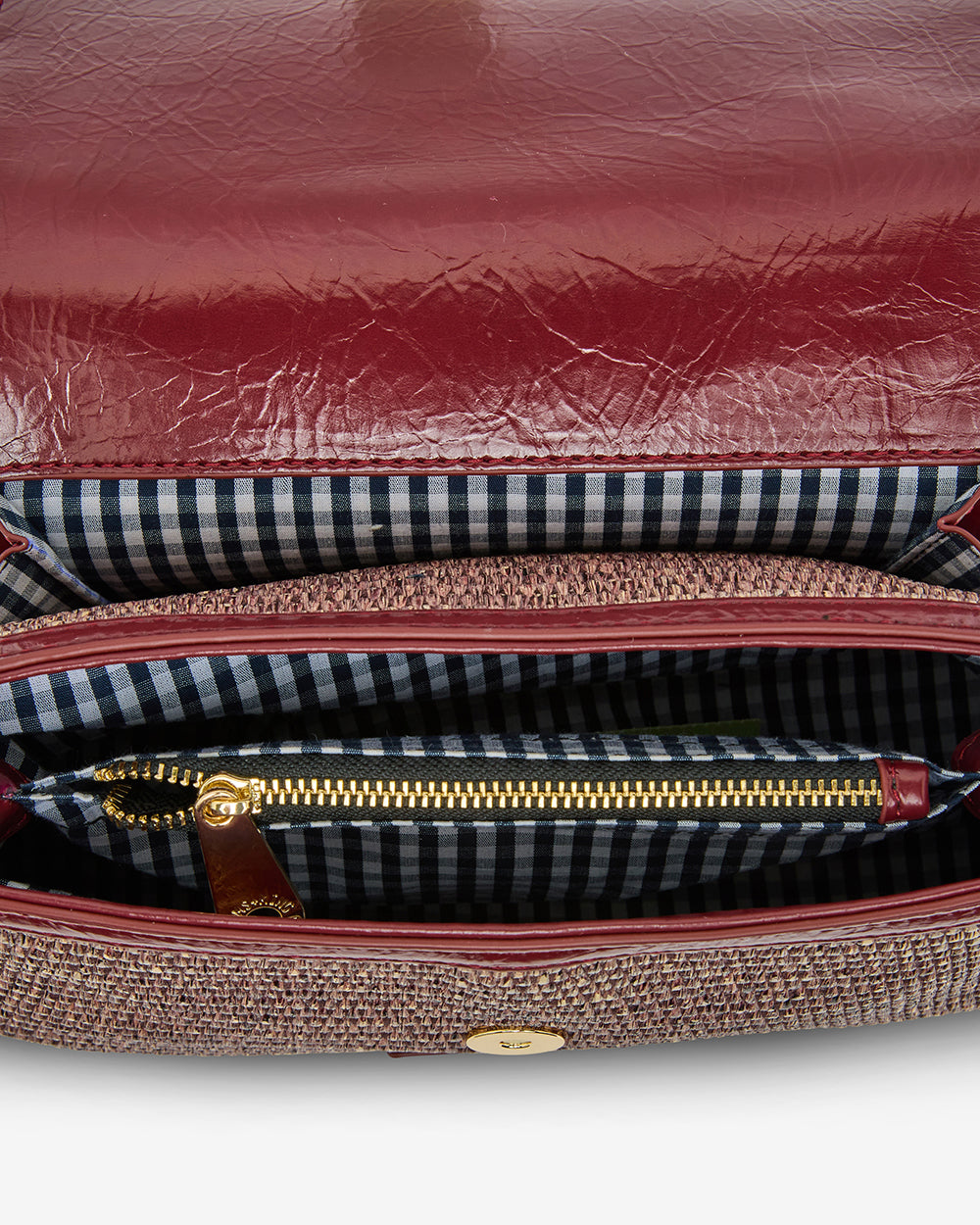 Lugano Xbody - Burgundy/Coco Weave