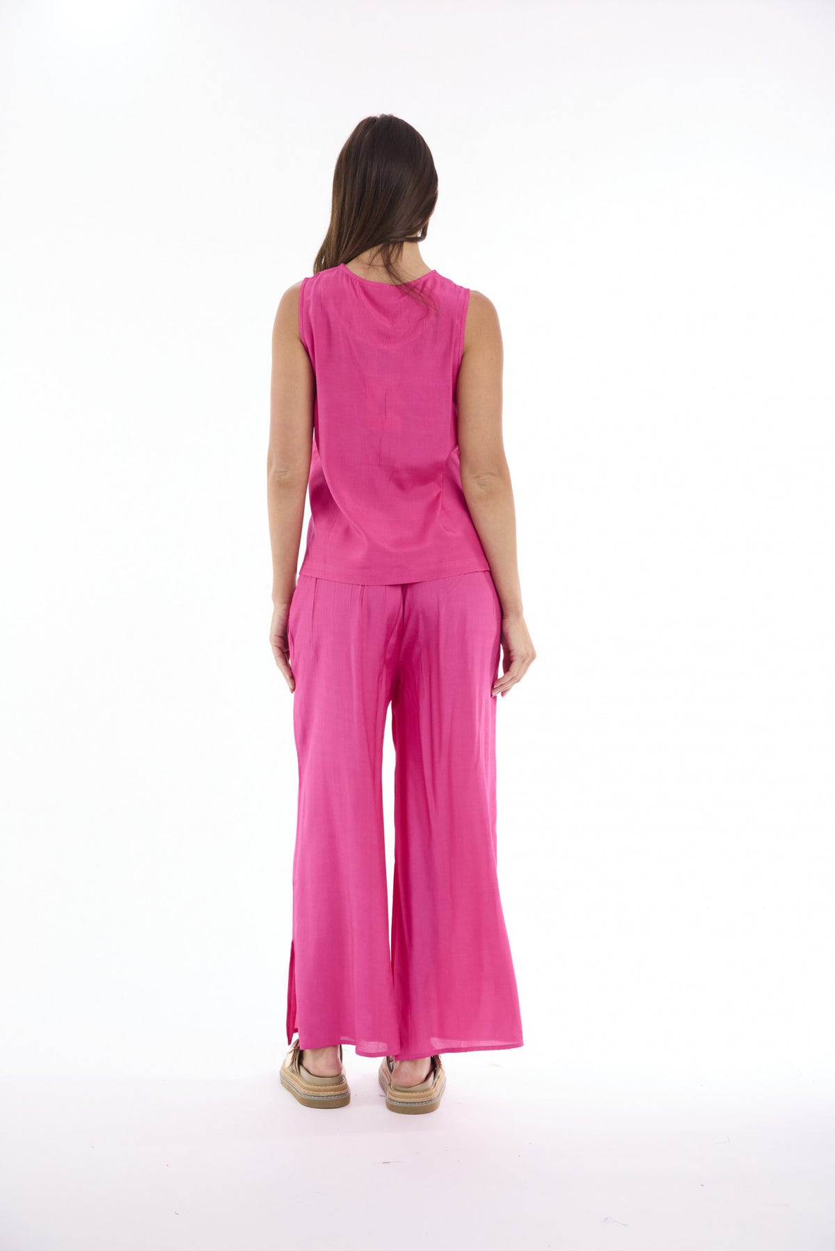 Lux Cami Top - Fushia