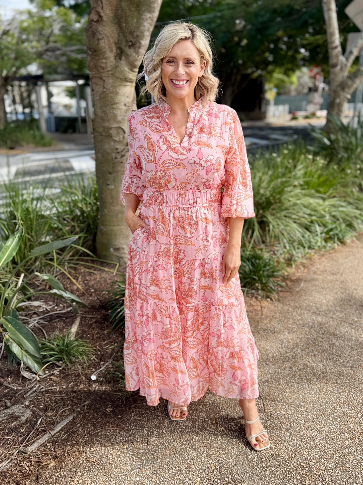 Madelyn Dress - Blush Boho