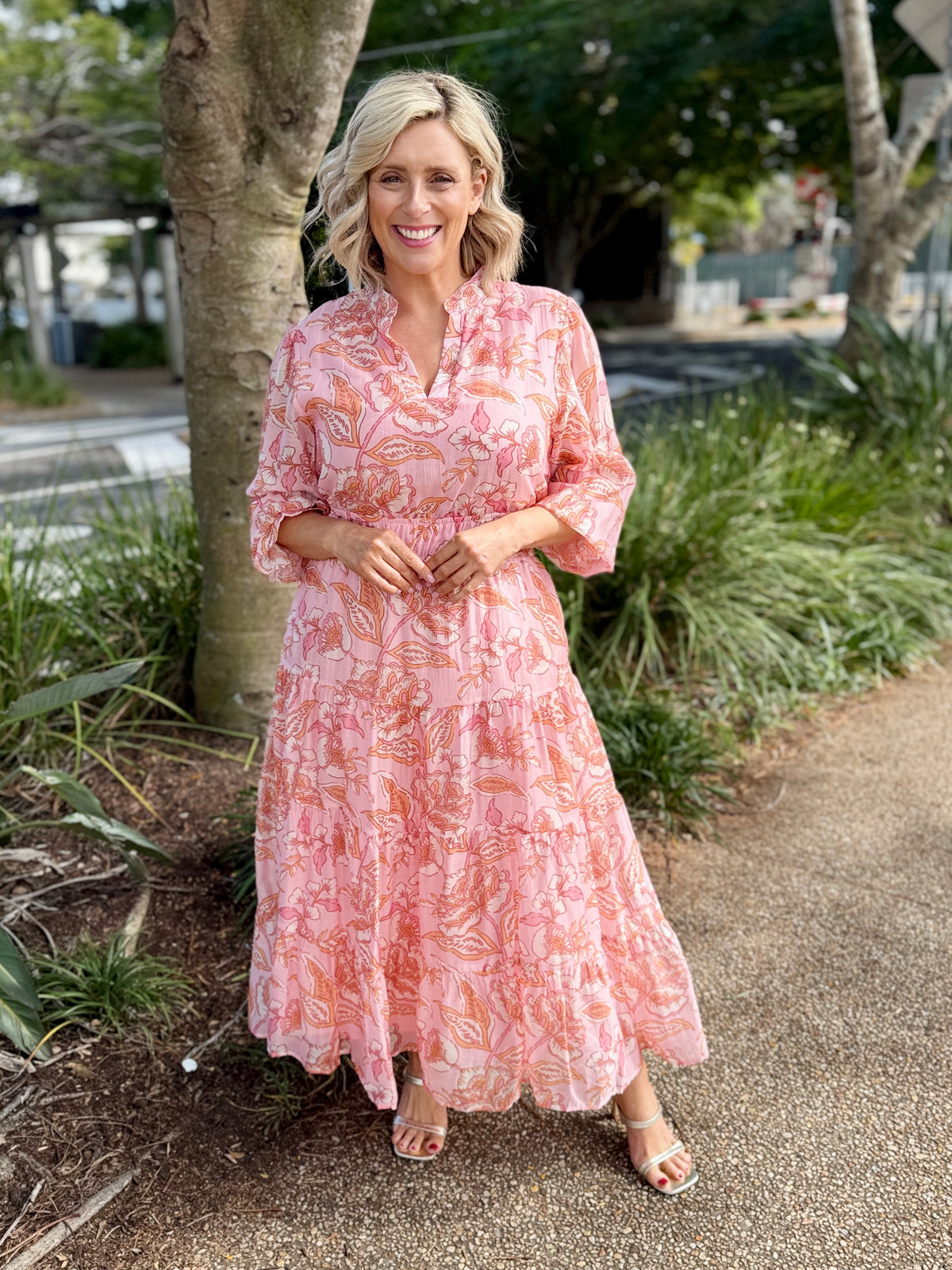 Madelyn Dress - Blush Boho