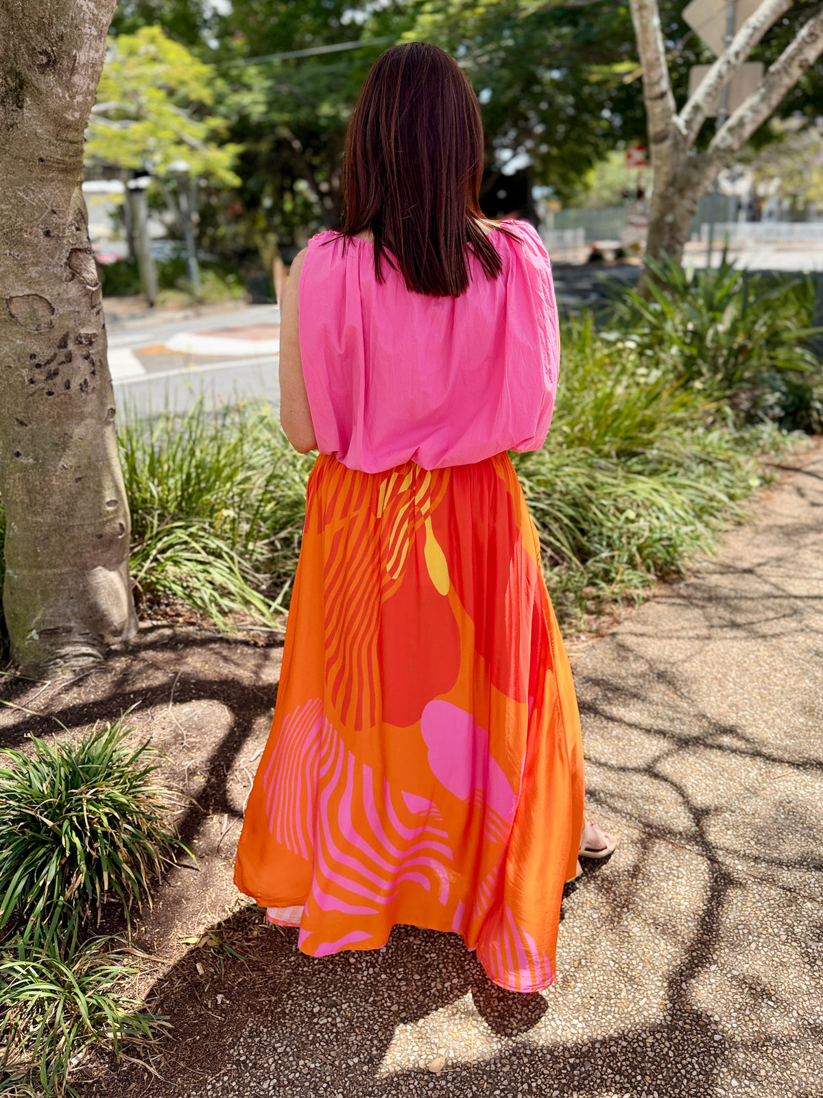 Papillon Skirt - Orange