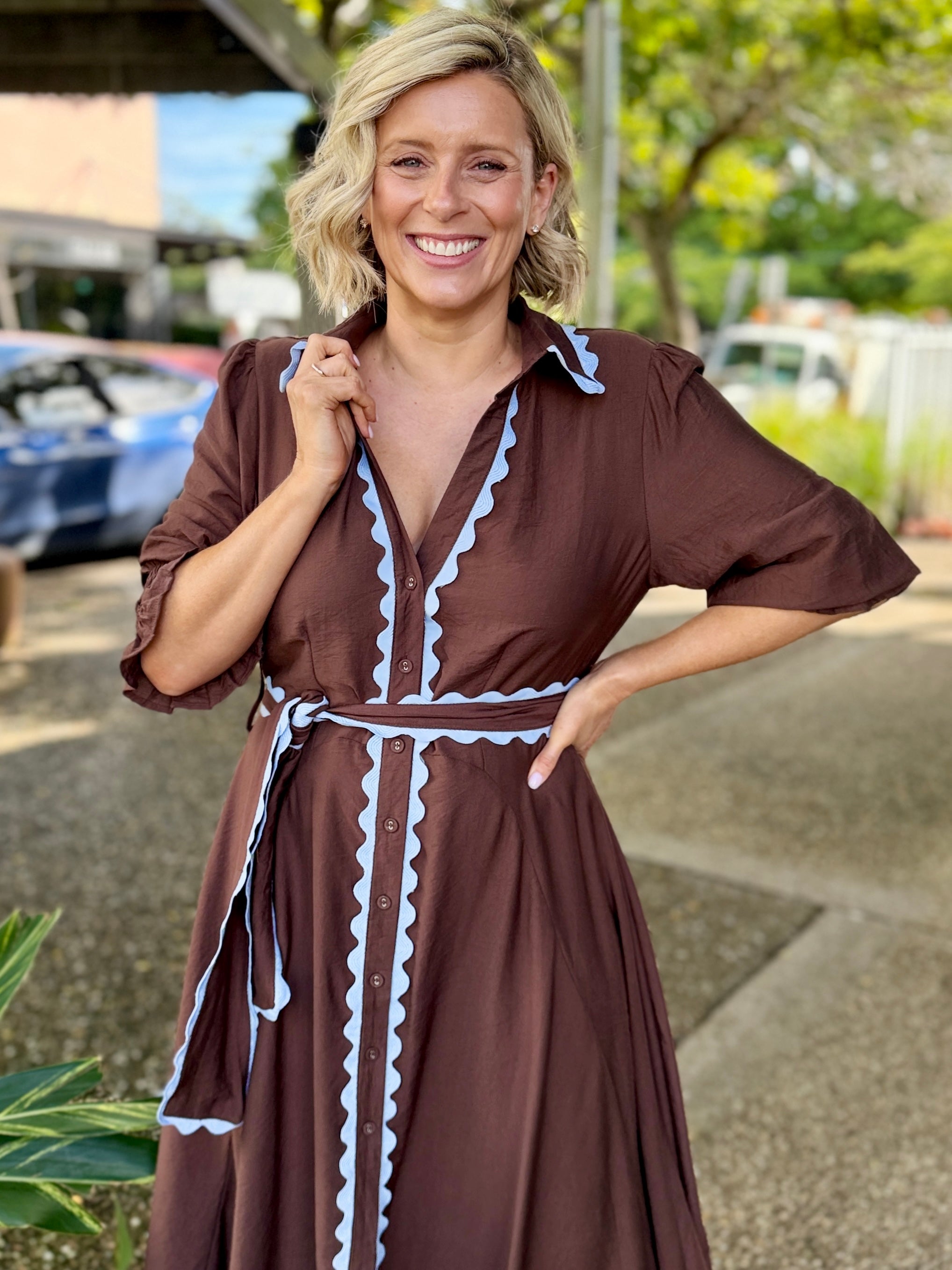 Poppy Dress - Choc