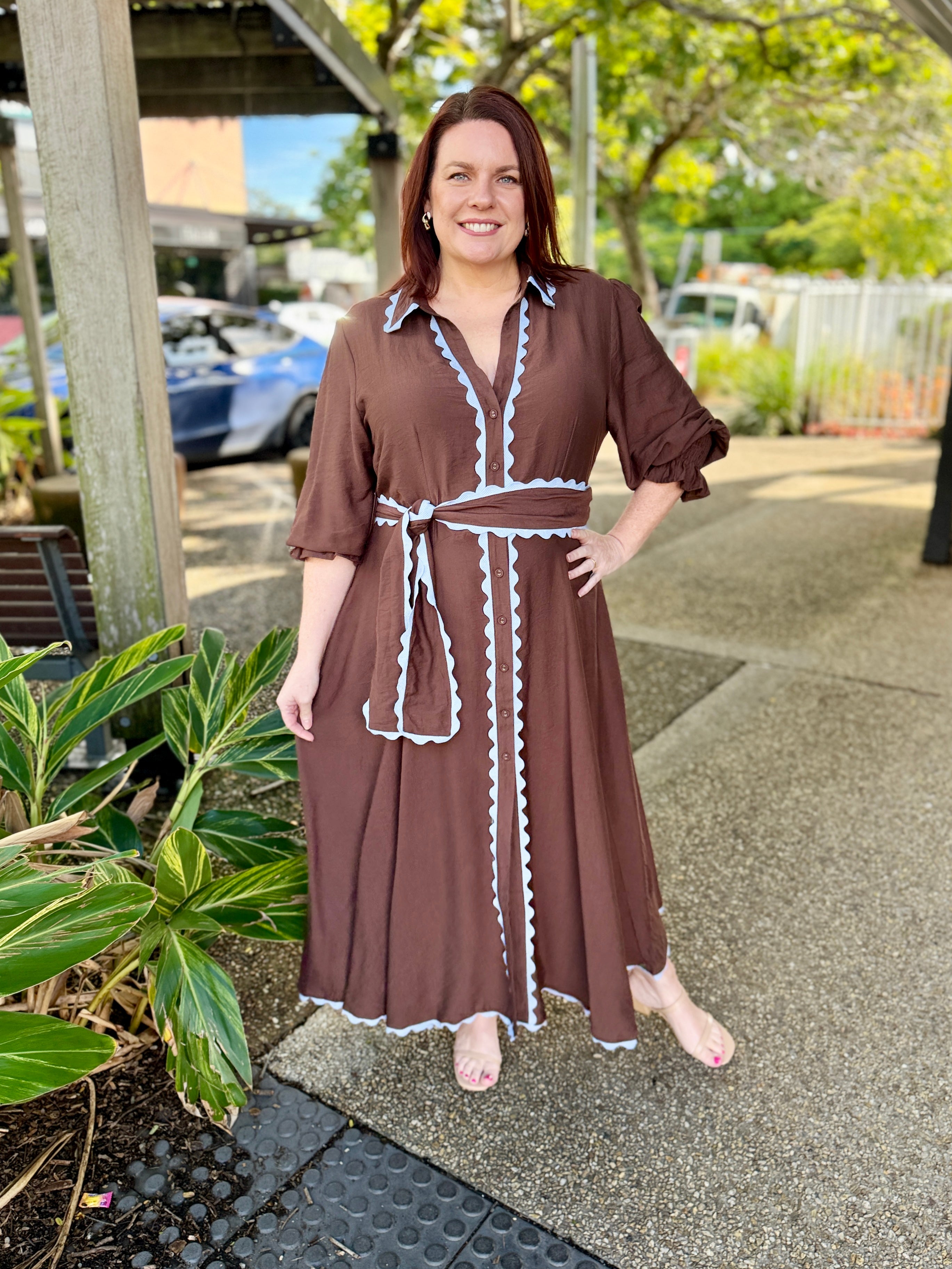 Poppy Dress - Choc