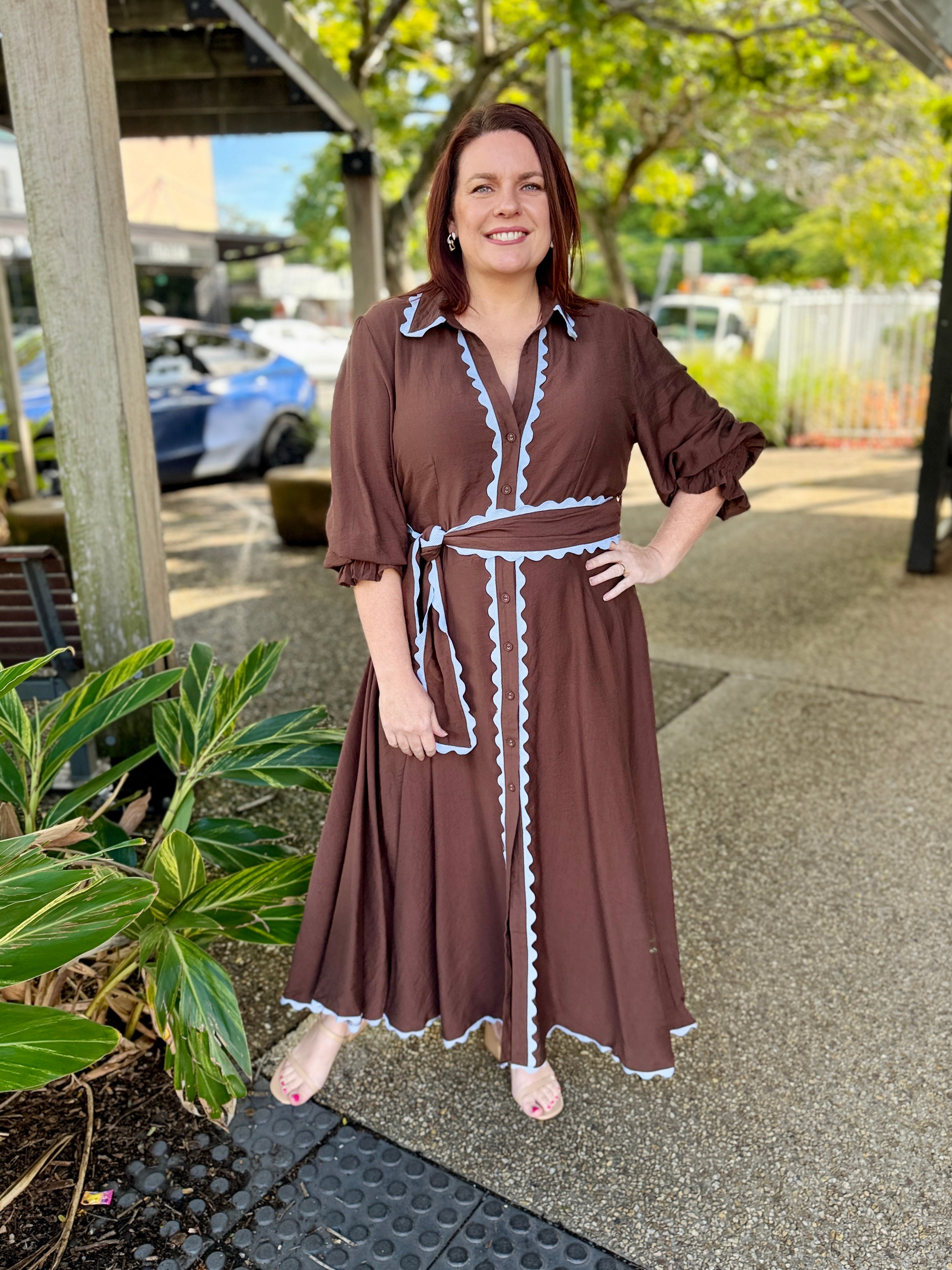 Poppy Dress - Choc