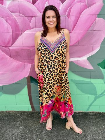 Safari Bloom Maxi Dress