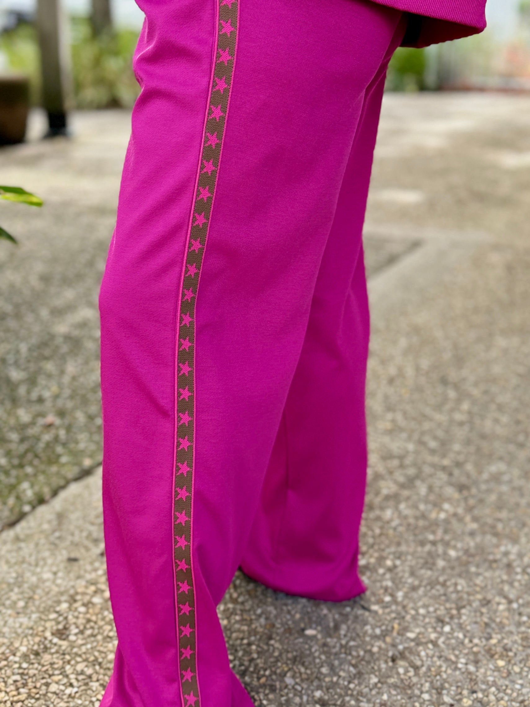 Saskia TrackPant - Mulberry
