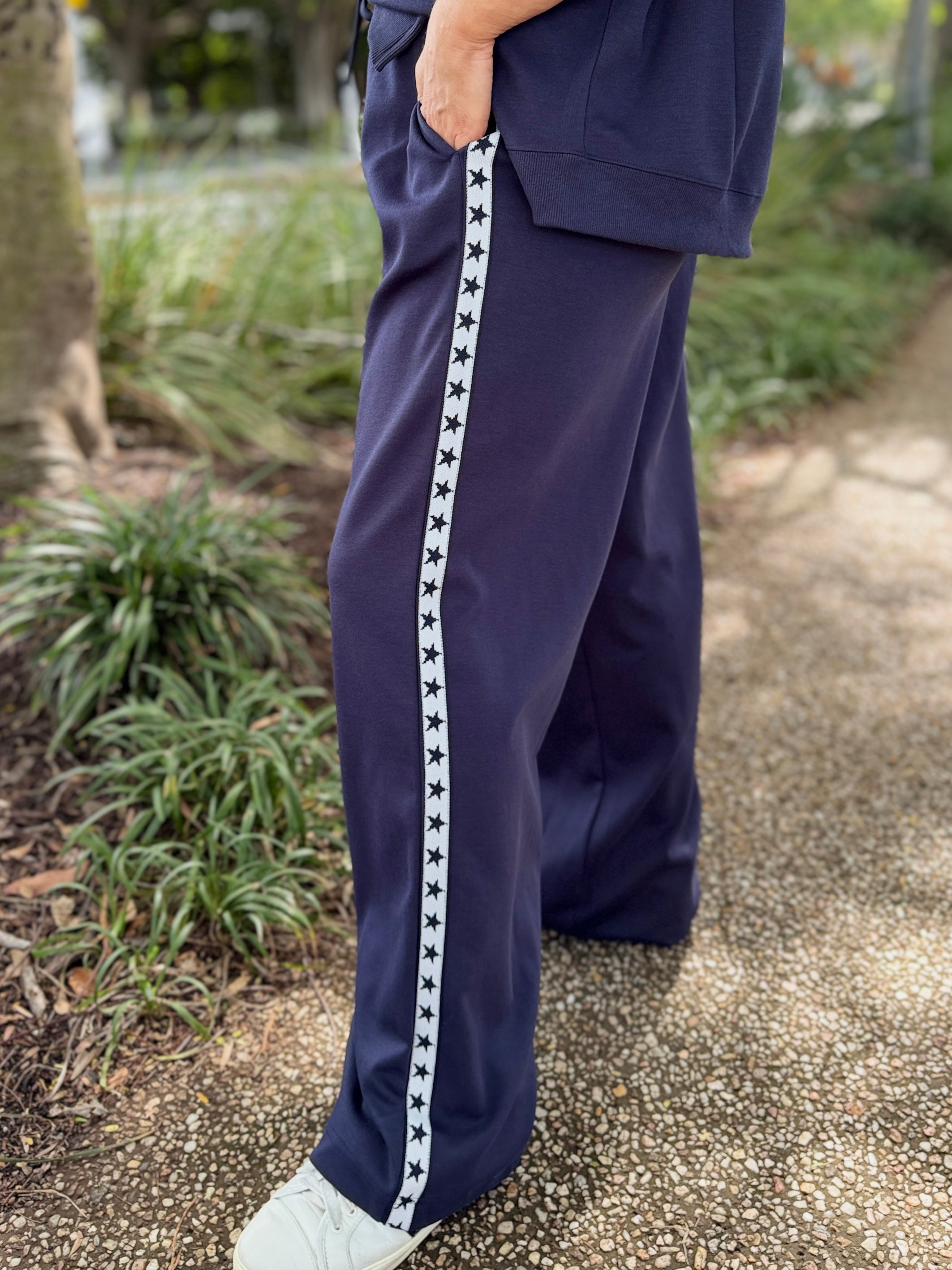 Saskia TrackPant - Navy