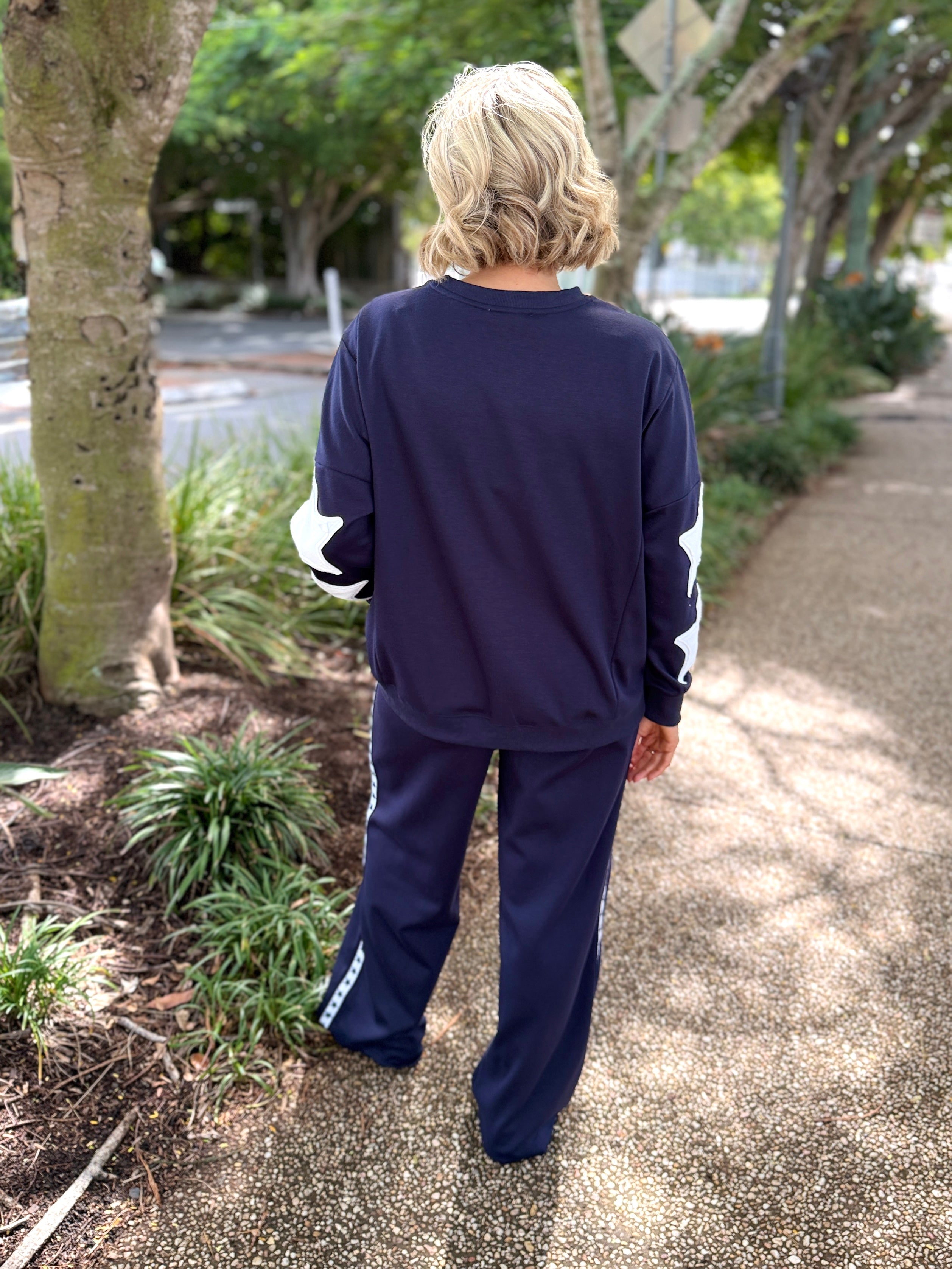 Saskia TrackPant - Navy