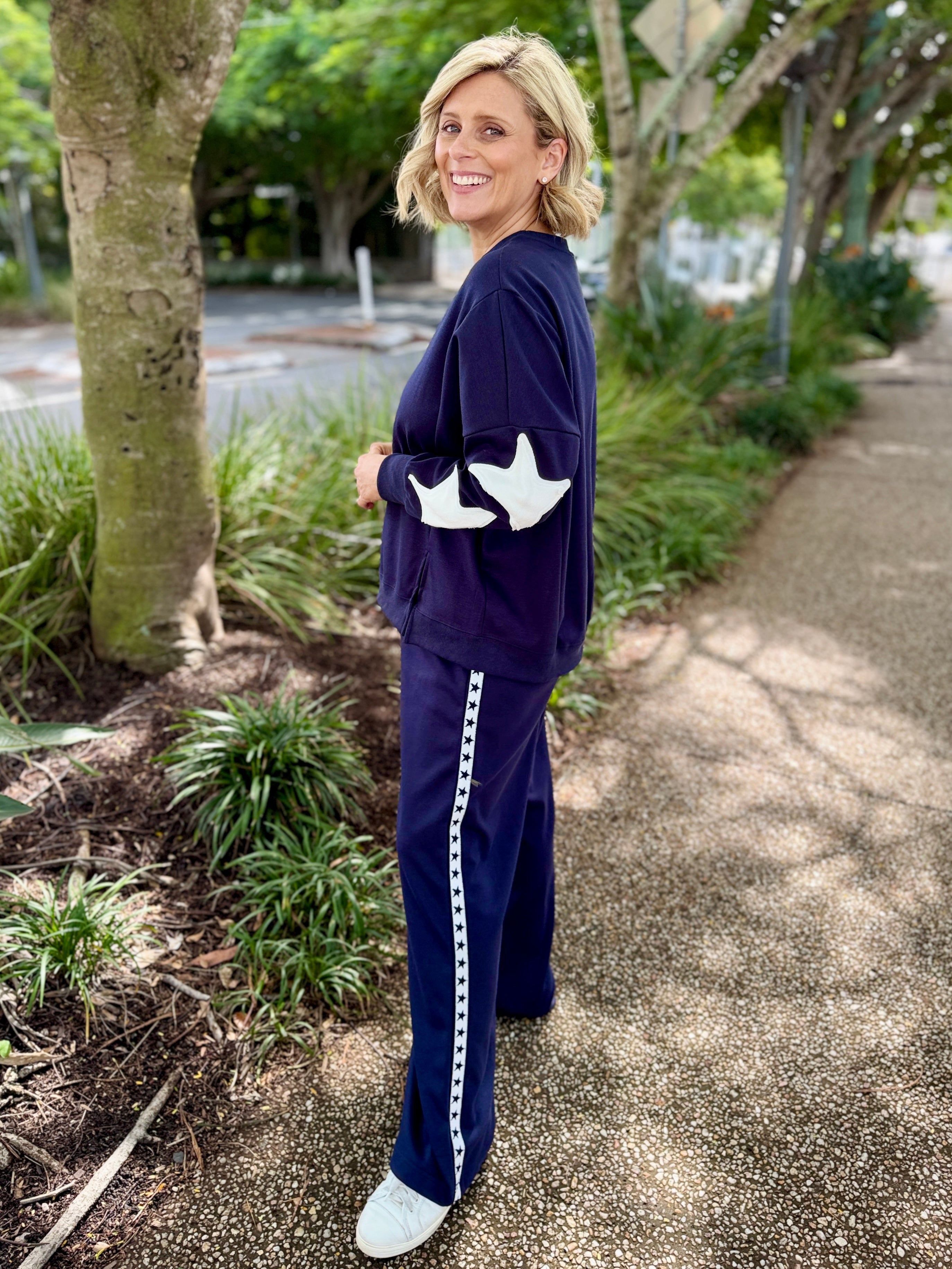 Saskia TrackPant - Navy
